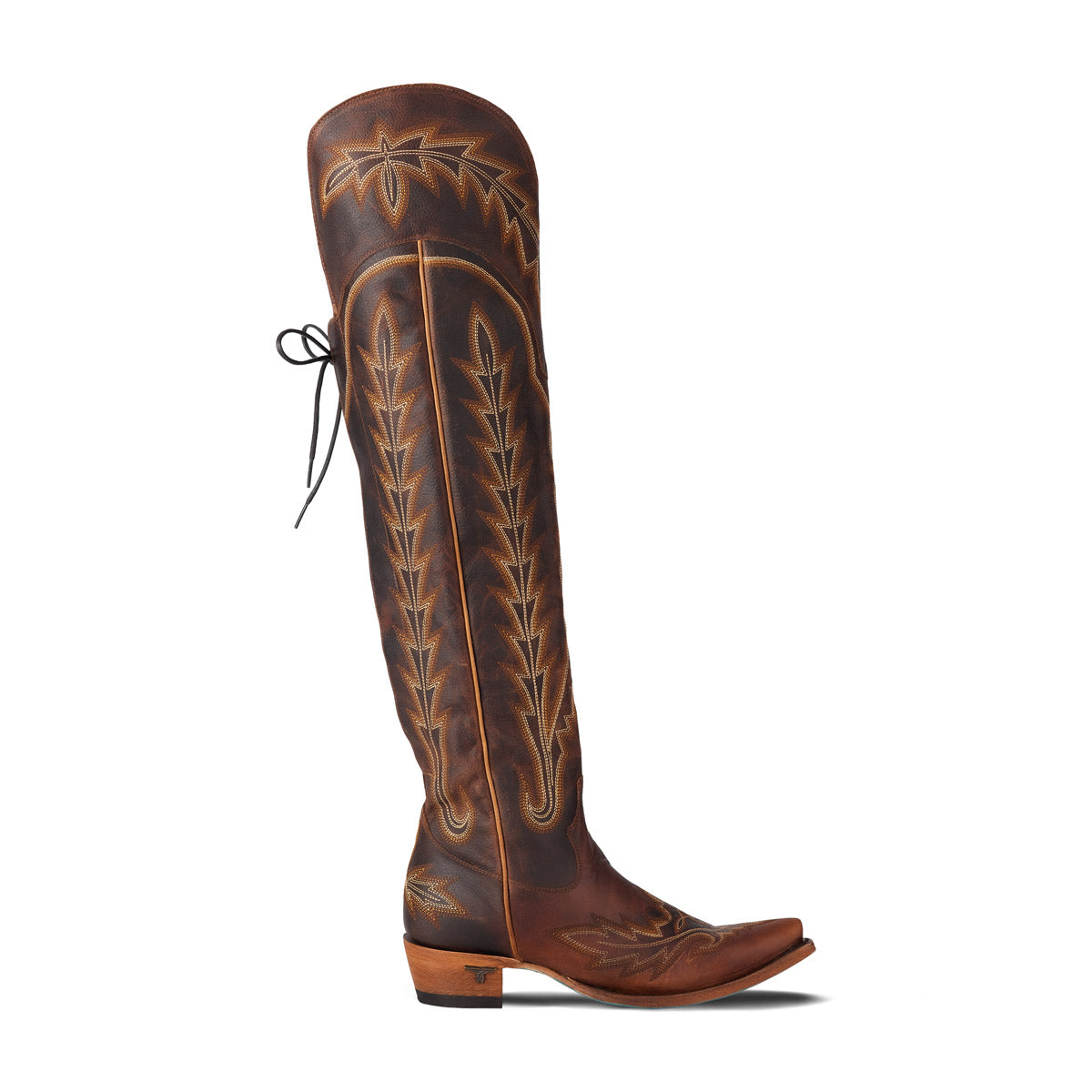 Lexington OTK Corset - Cognac Ladies Boot  Western Fashion by Lane