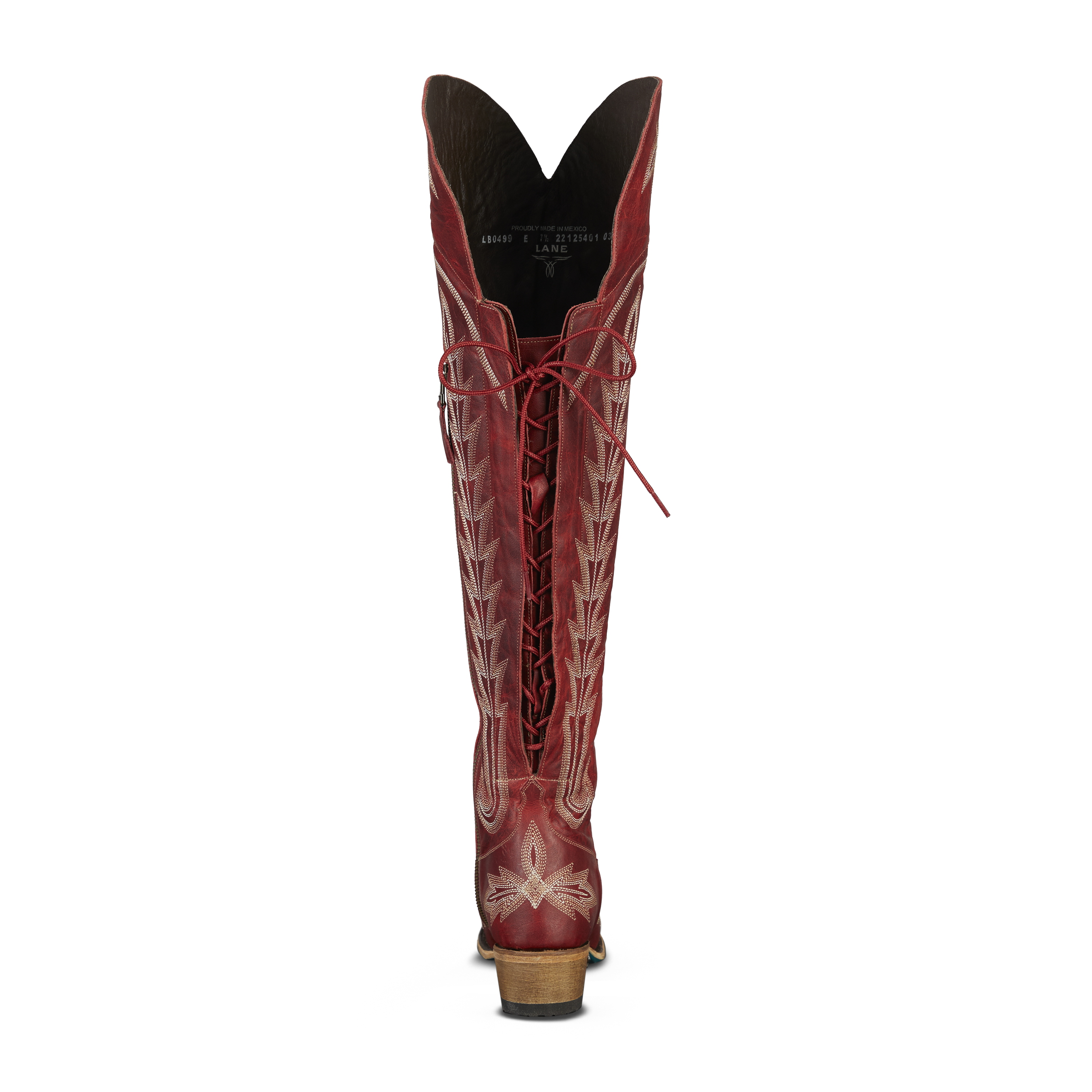 Lexington OTK Corset - Smoldering Ruby Ladies Boot Western Fashion by Lane