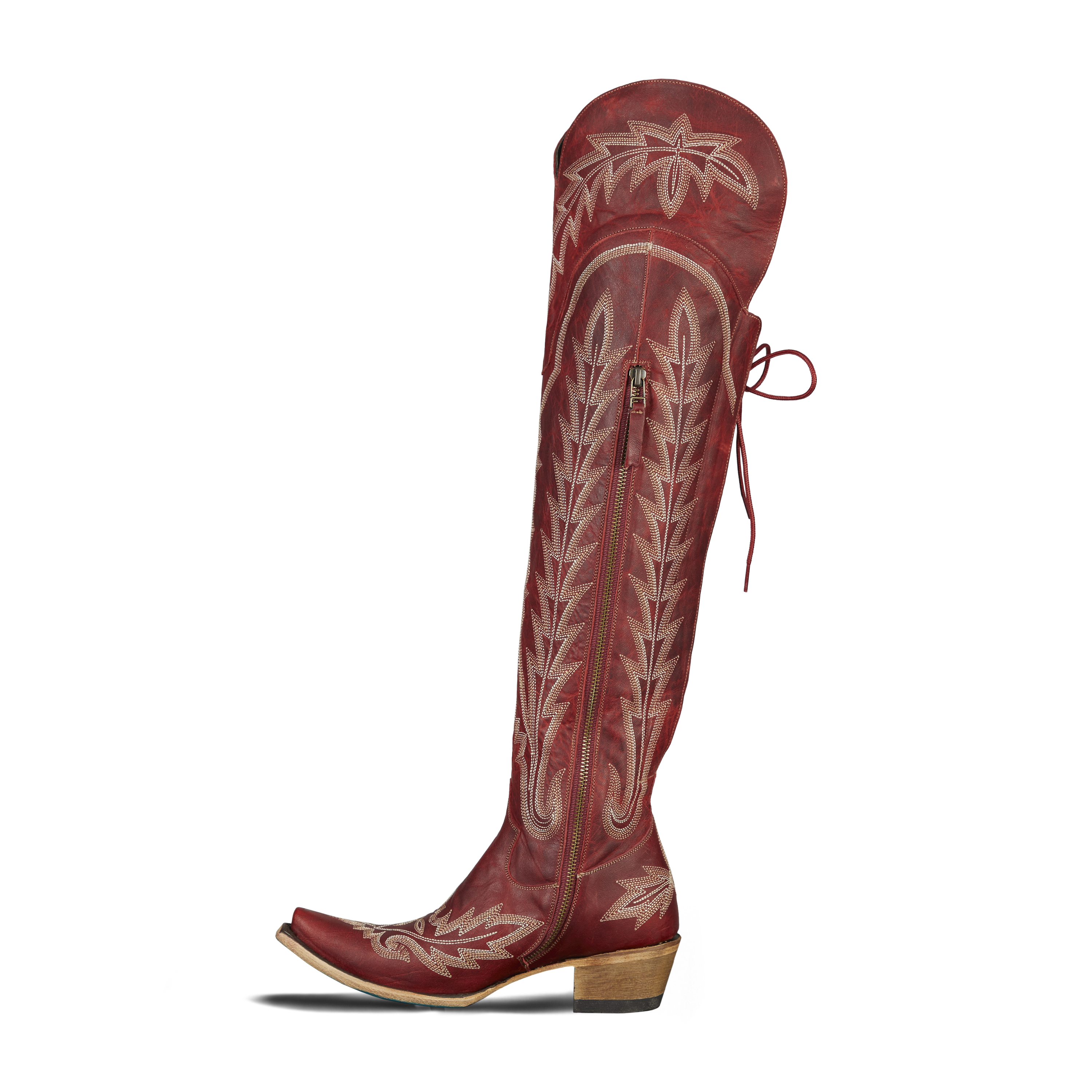 Lexington OTK Corset - Smoldering Ruby Ladies Boot Western Fashion by Lane