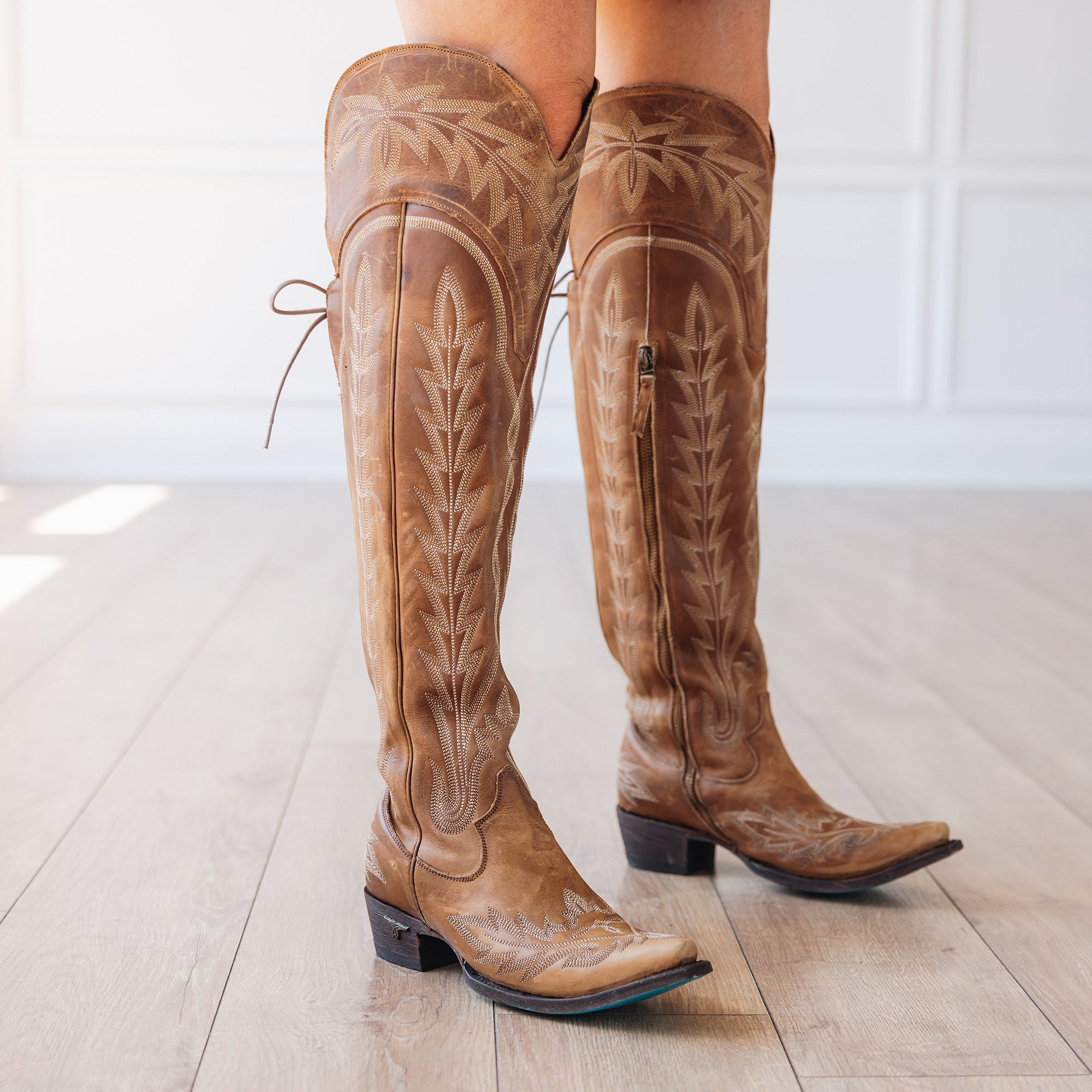 Lexington OTK Corset - Desert Clay Ladies Boot Western Fashion by Lane