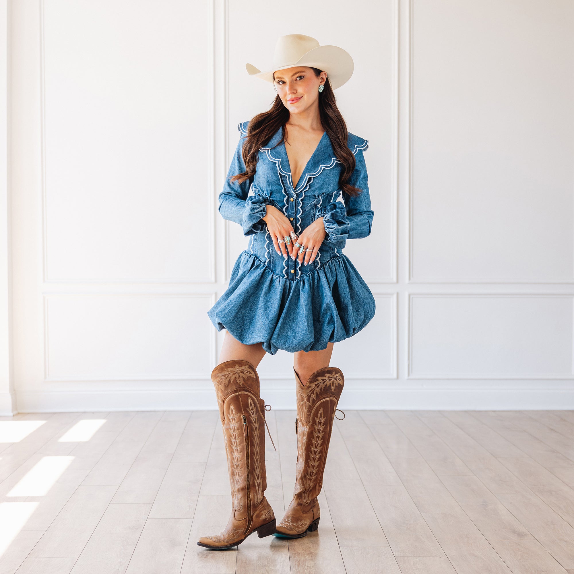Lexington OTK Corset - Desert Clay Ladies Boot Western Fashion by Lane