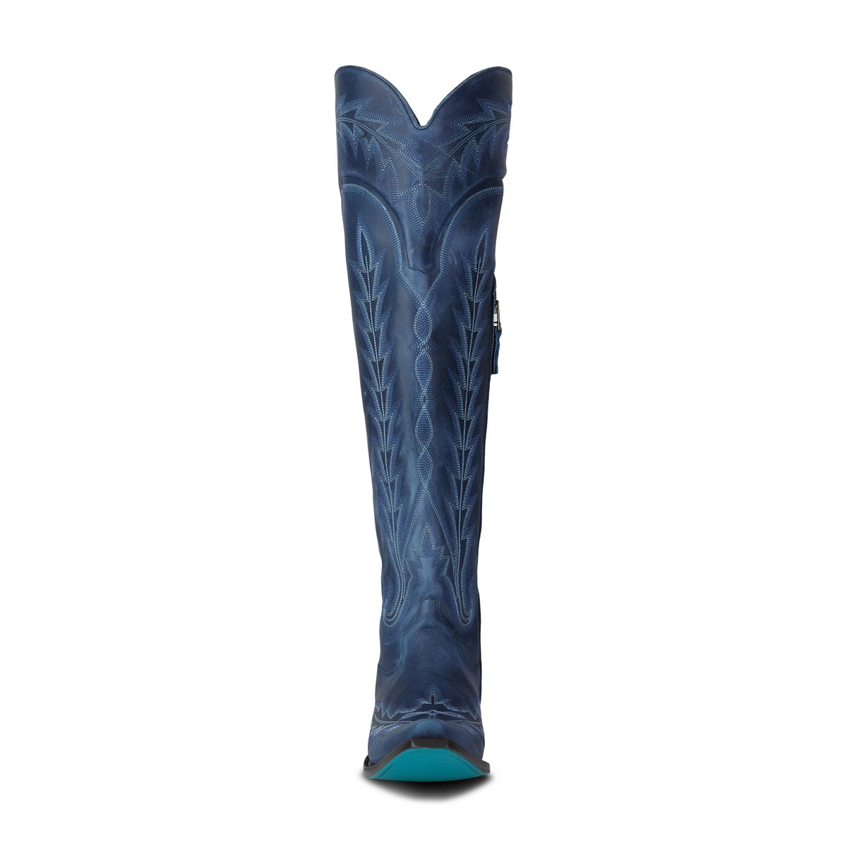 Lexington OTK Corset - Midnight Navy Ladies Boot Western Fashion by Lane