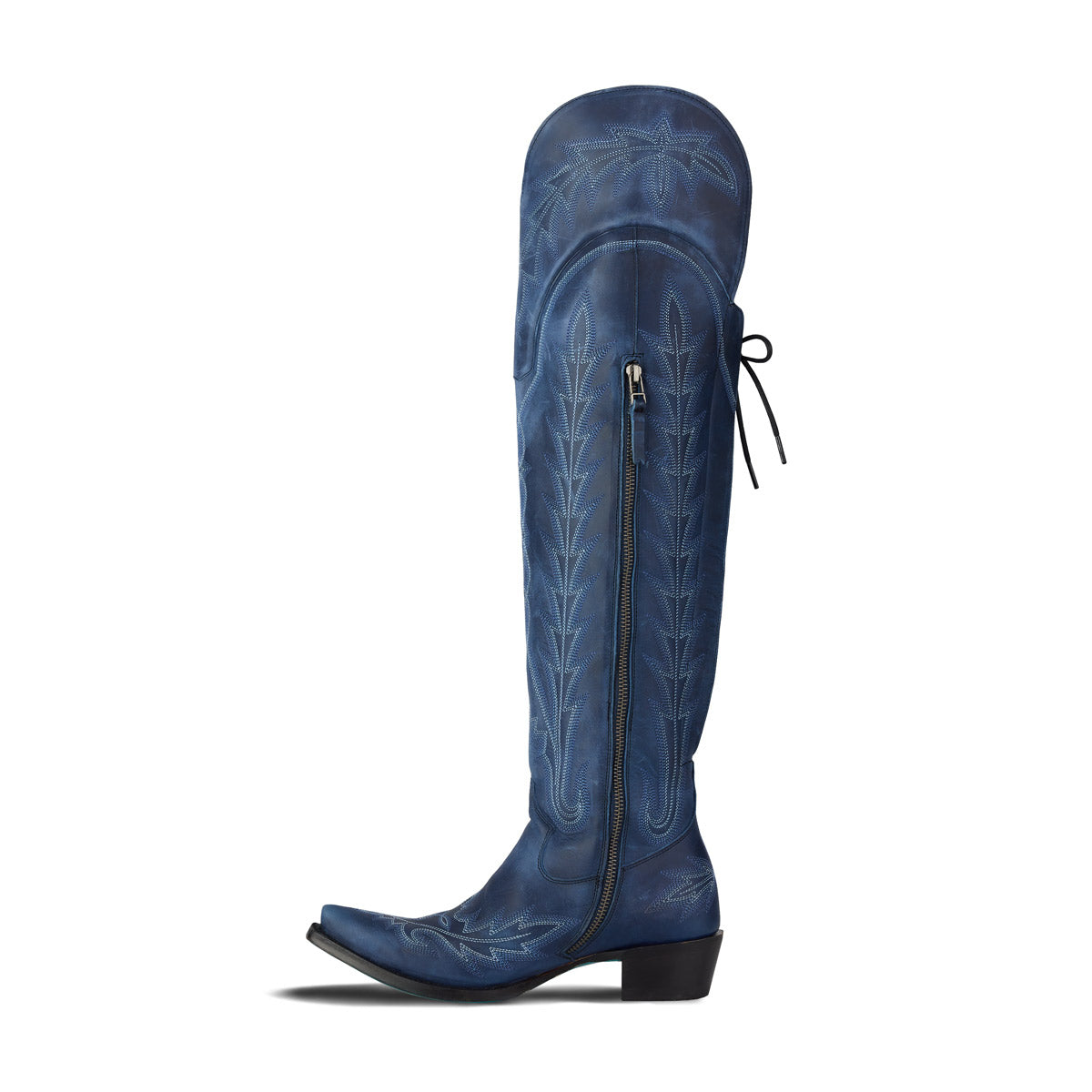 Lexington OTK Corset - Midnight Navy Ladies Boot Western Fashion by Lane