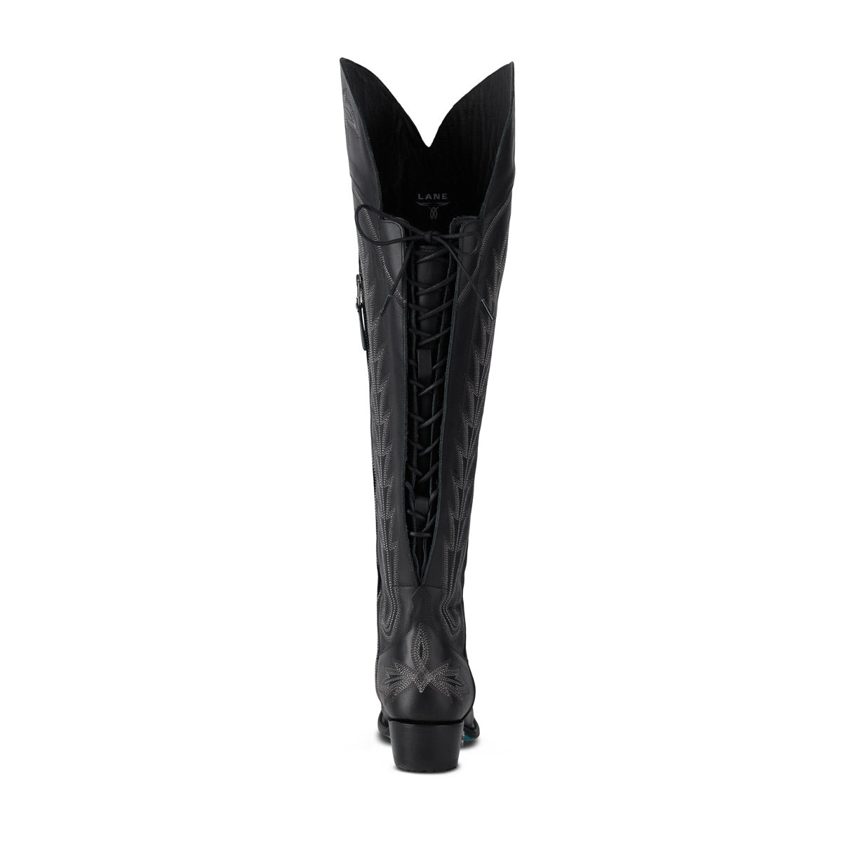 Lexington OTK Corset - Jet Black Ladies Boot  Western Fashion by Lane