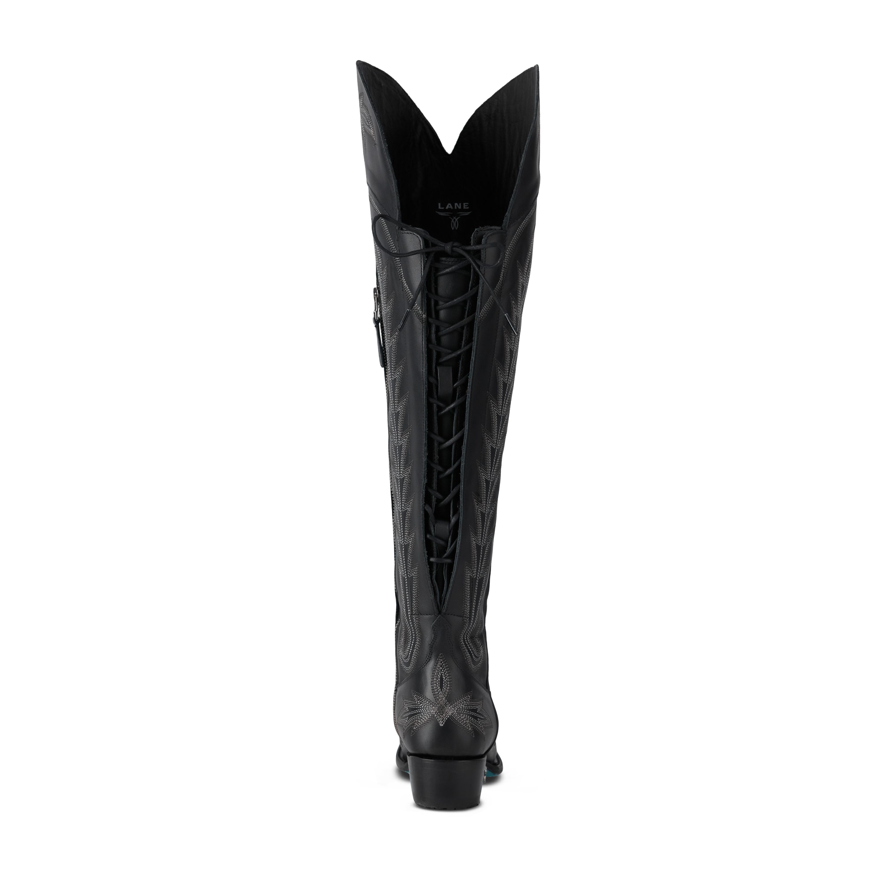 Lexington OTK Corset - Jet Black Ladies Boot Western Fashion by Lane