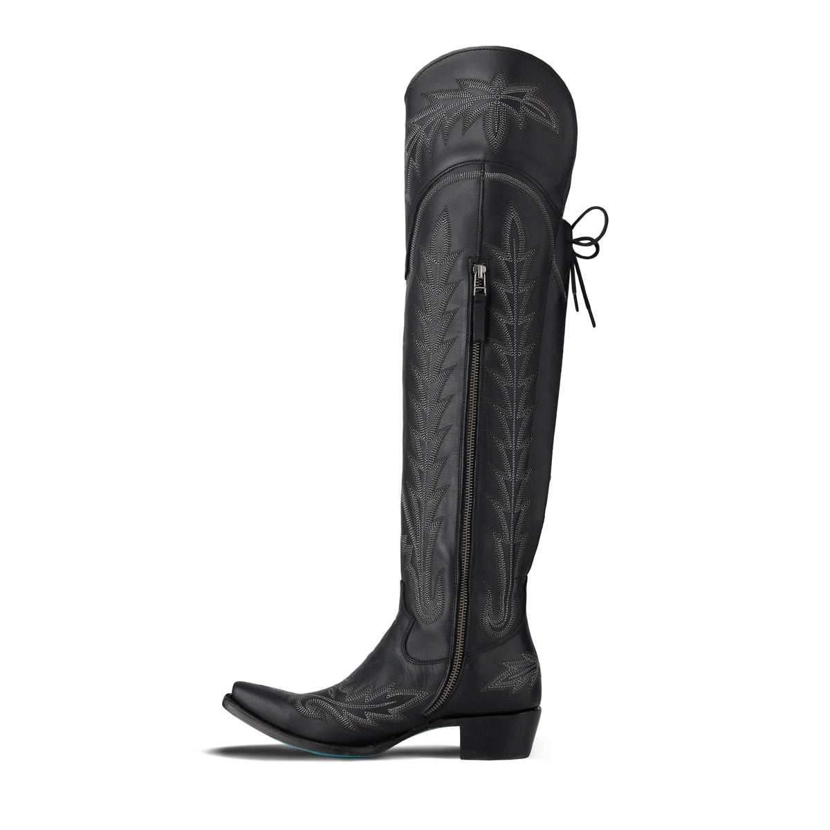 Lexington OTK Corset - Jet Black Ladies Boot  Western Fashion by Lane