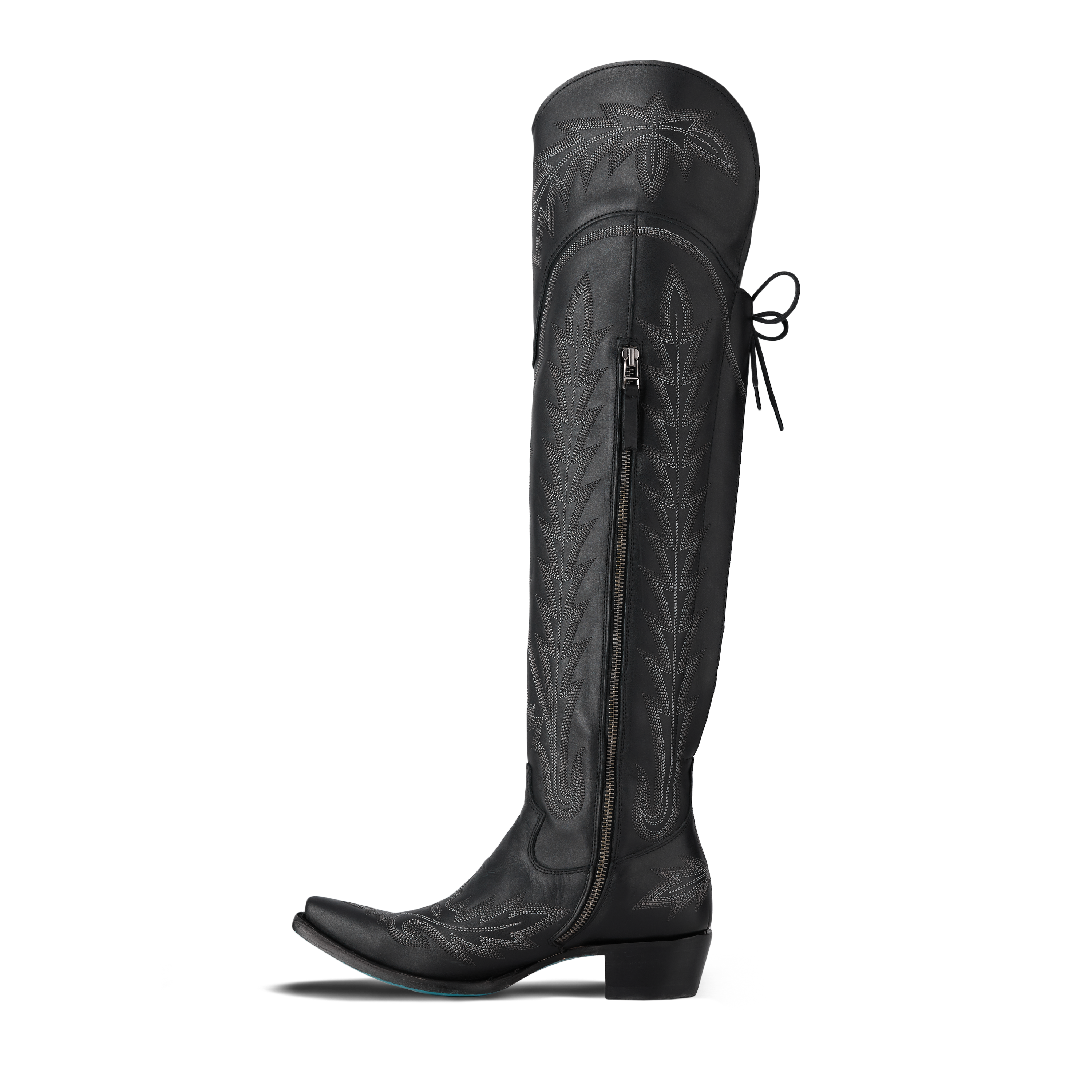 Lexington OTK Corset - Jet Black Ladies Boot Western Fashion by Lane