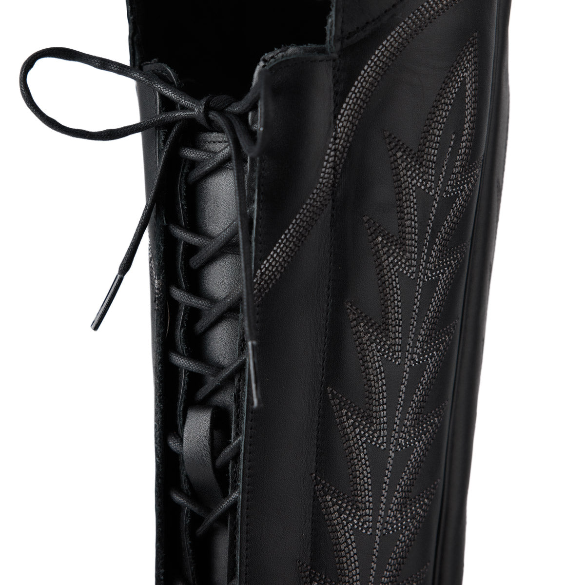 Lexington OTK Corset - Jet Black Ladies Boot  Western Fashion by Lane