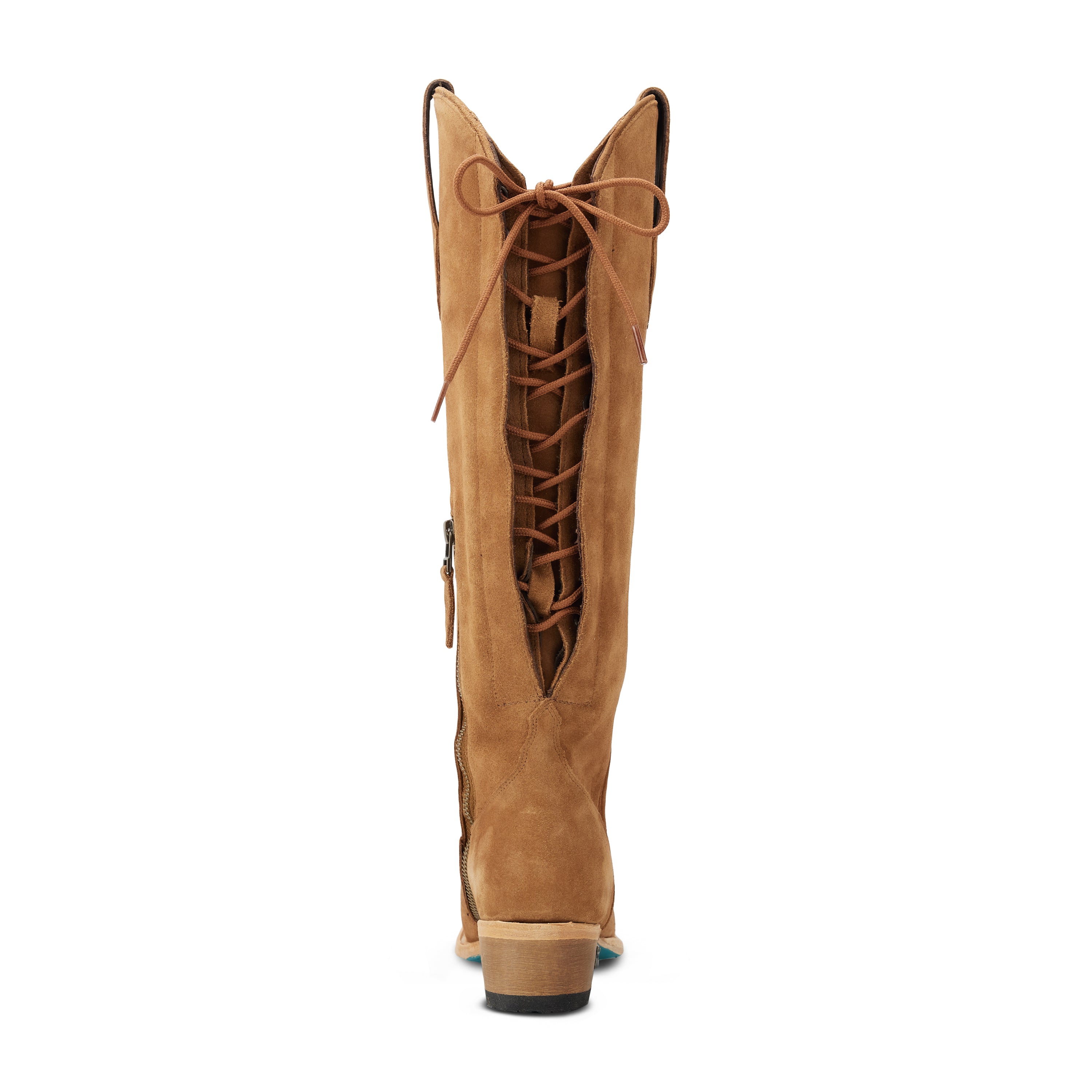 Olivia Jane Knee High Corset - Toffee Suede Ladies Boot Western Fashion by Lane