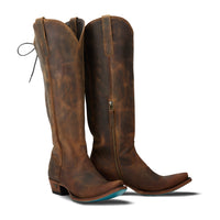 Olivia Jane Knee High Corset - Burnt Caramel Ladies Boot  Western Fashion by Lane