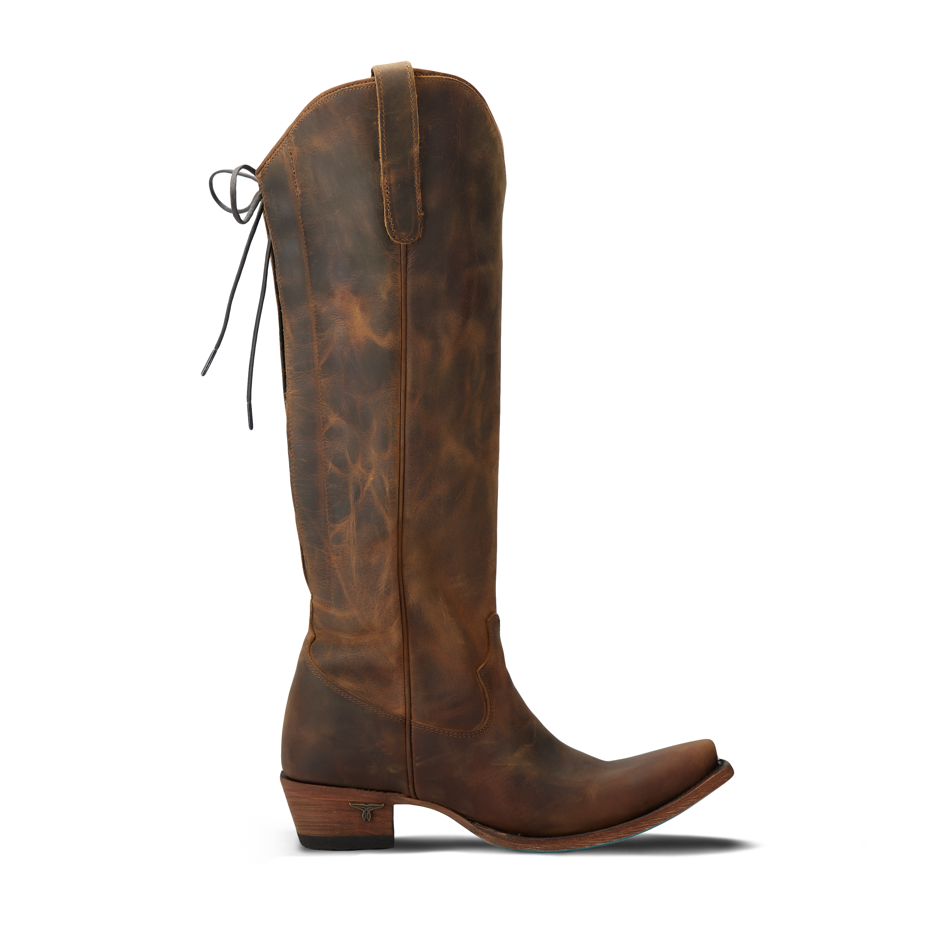 Olivia Jane Knee High Corset - Burnt Caramel Ladies Boot Western Fashion by Lane