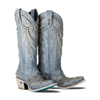 Dolly Boot - Washed Denim Ladies Boot Washed Denim Western Fashion by Lane