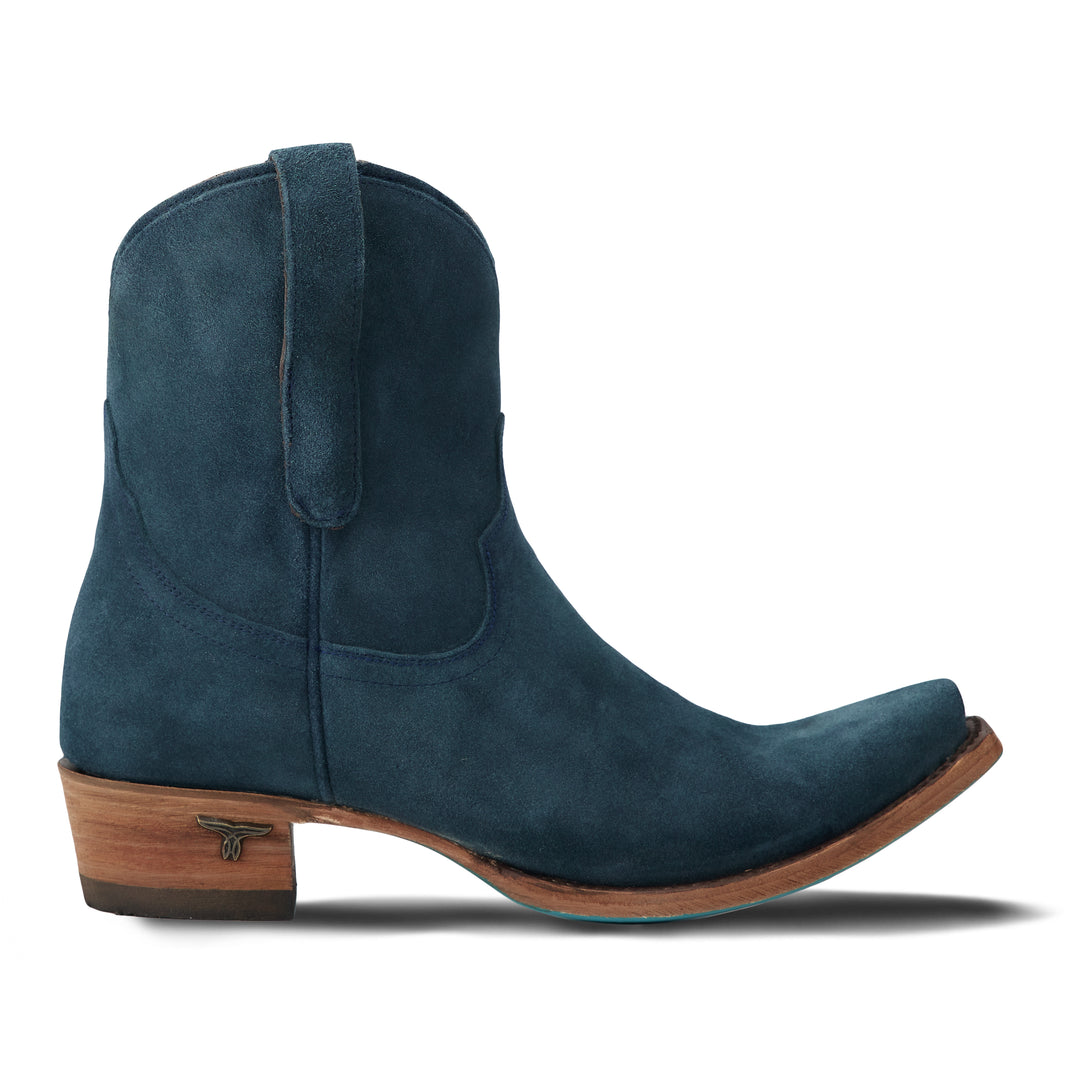 Emma Jane Bootie - Navy Suede Ladies Bootie  Western Fashion by Lane