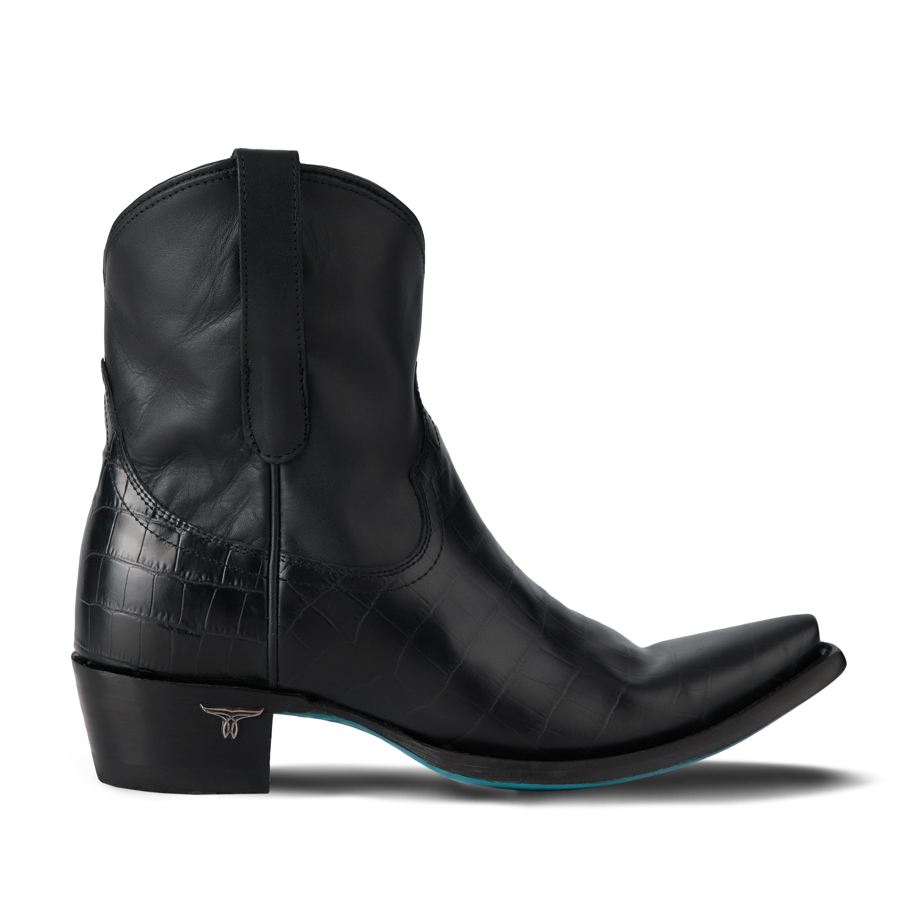 Emma Jane Bootie - Carbon Croc Ladies Bootie Western Fashion by Lane