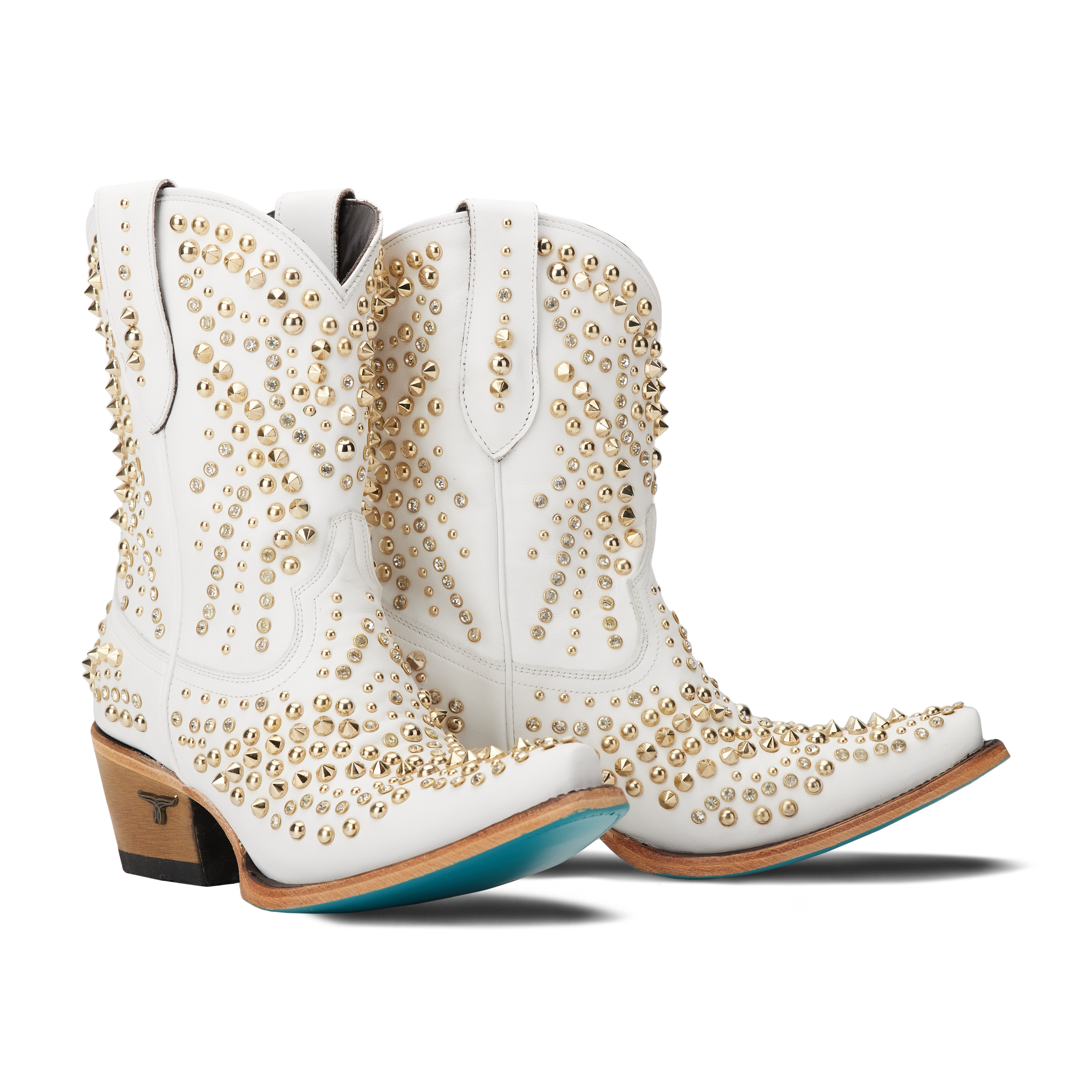 Dolly Bootie - Matte White Ladies Bootie Western Fashion by Lane