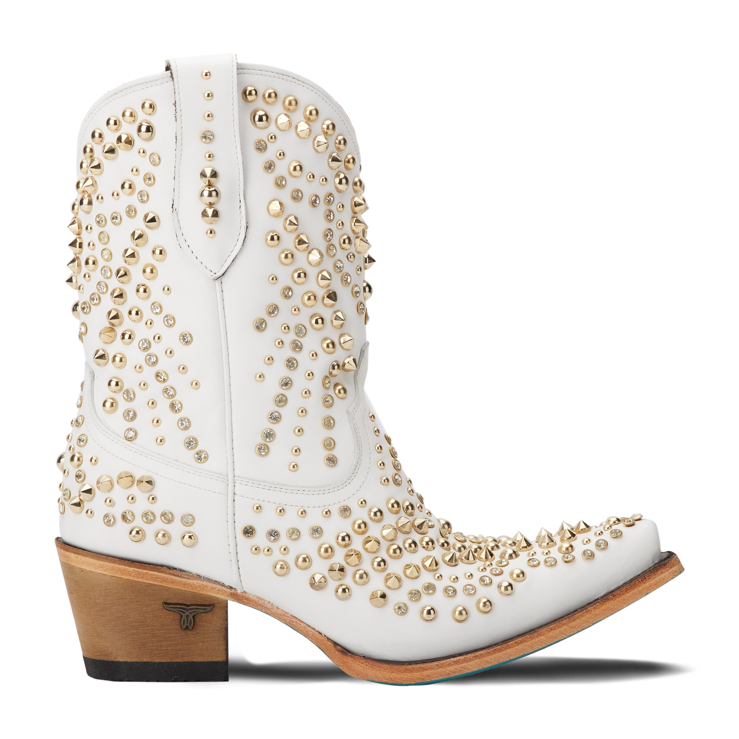 Dolly Bootie - Matte White Ladies Bootie  Western Fashion by Lane