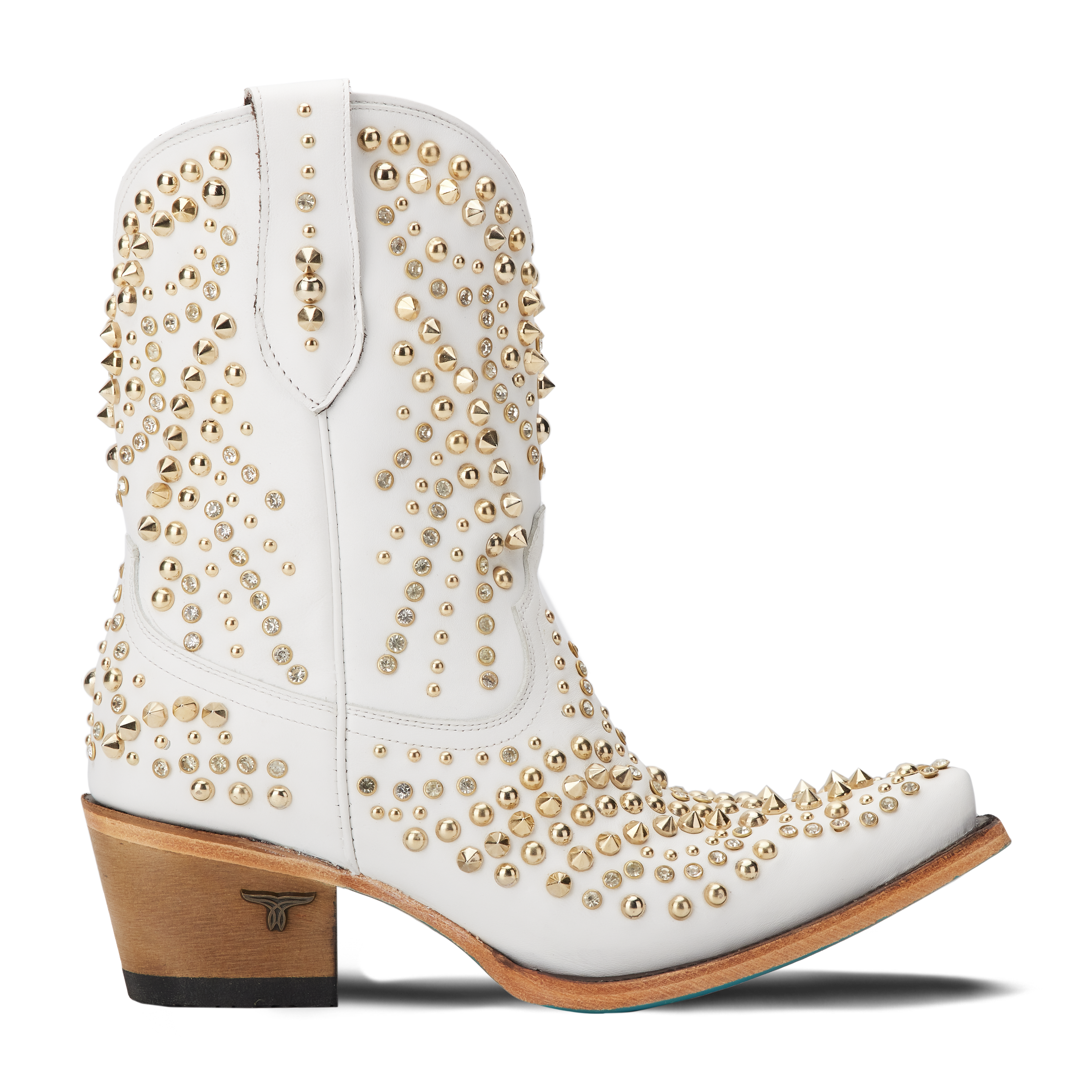 Dolly Bootie - Matte White Ladies Bootie Western Fashion by Lane