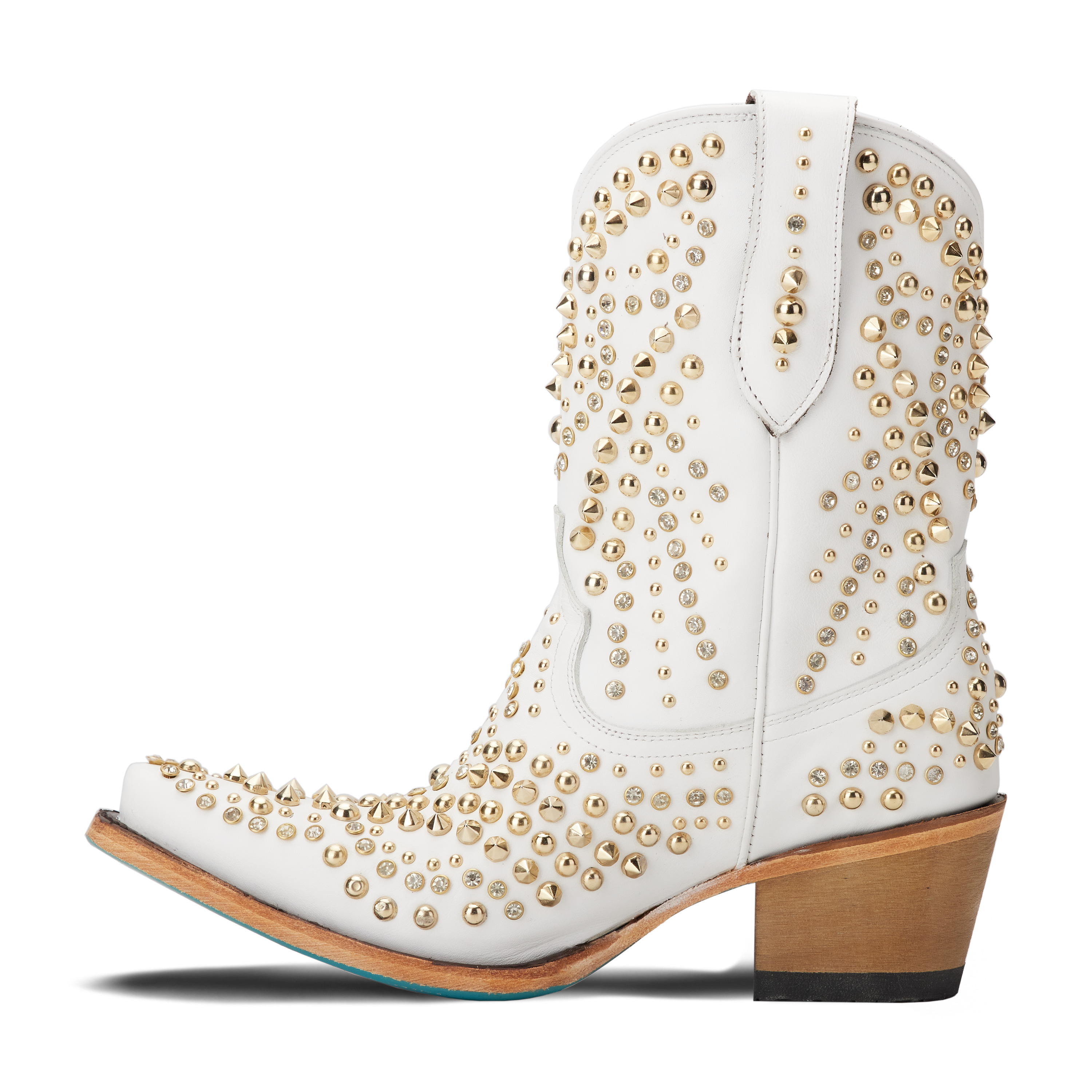 Dolly Bootie - Matte White Ladies Bootie Western Fashion by Lane