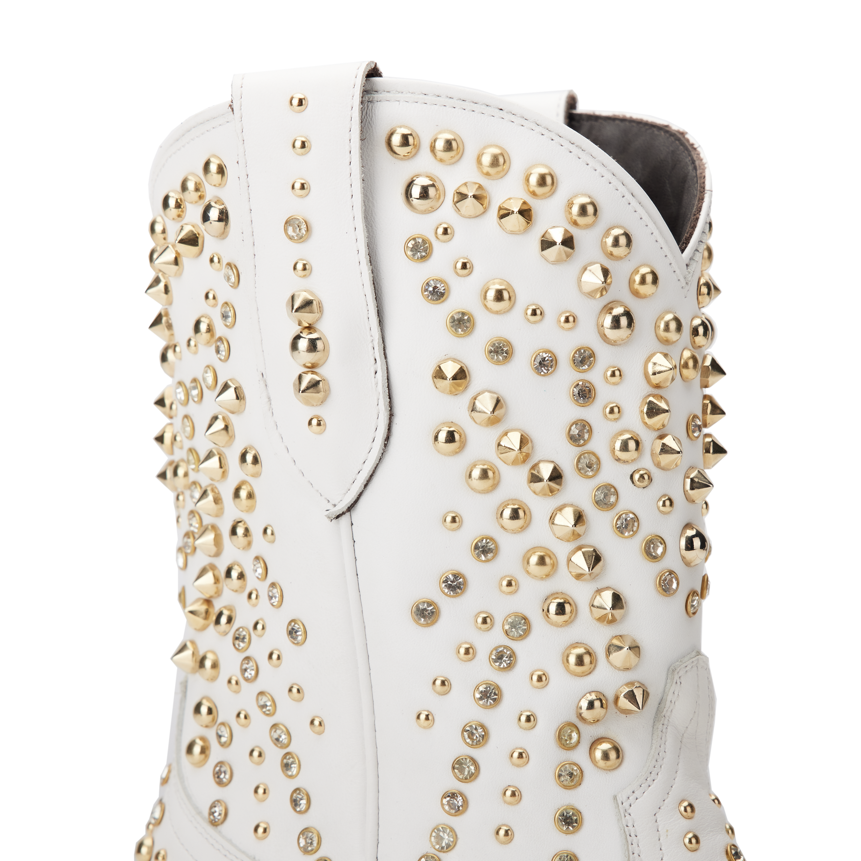 Dolly Bootie - Matte White Ladies Bootie Western Fashion by Lane