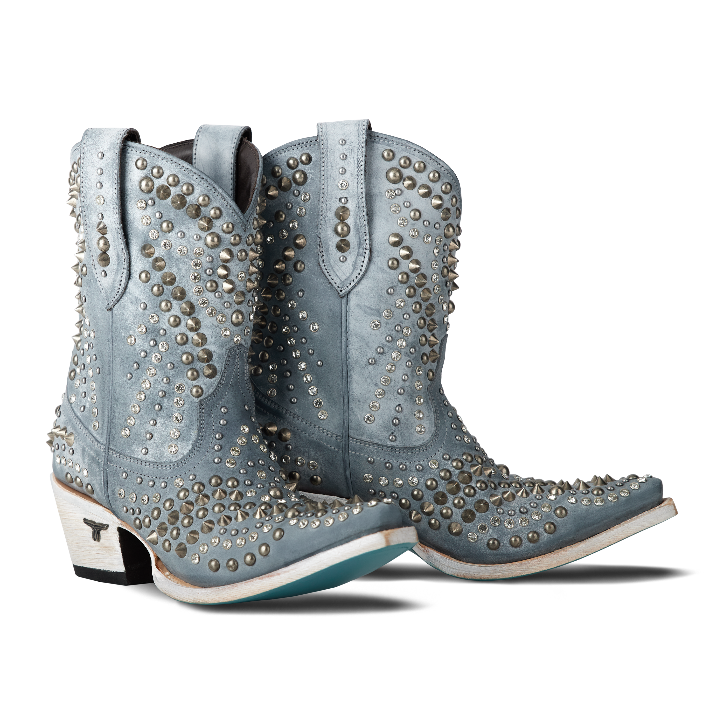 Dolly Bootie - Washed Denim Ladies Bootie Western Fashion by Lane