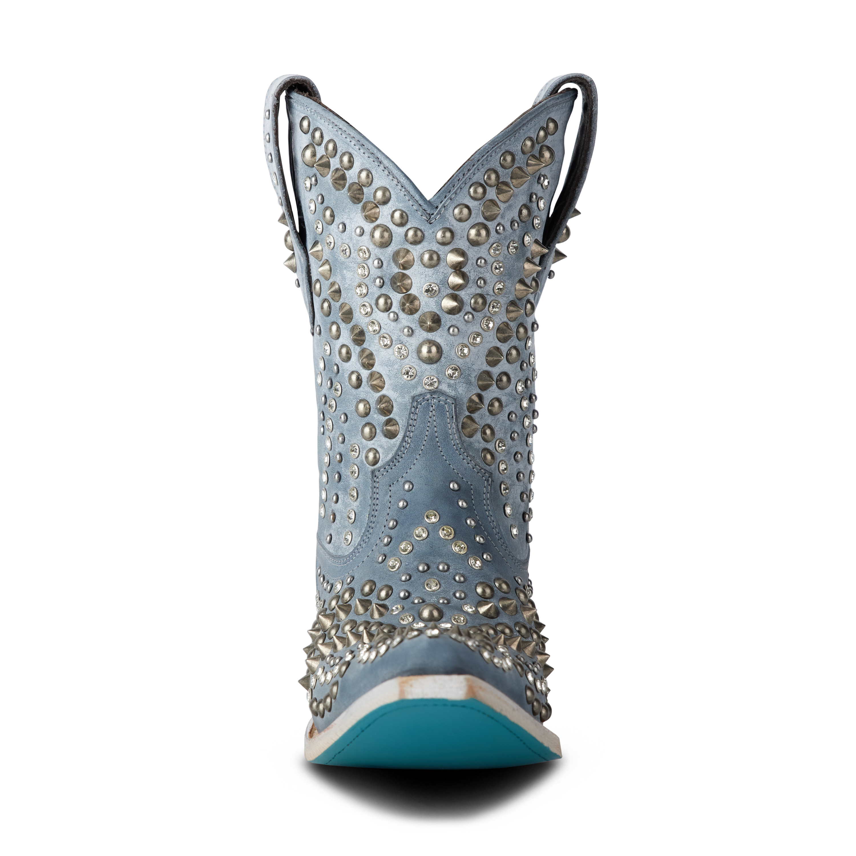 Dolly Bootie - Washed Denim Ladies Bootie Western Fashion by Lane