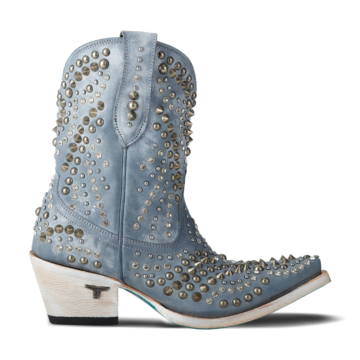 Dolly Bootie - Washed Denim Ladies Bootie Western Fashion by Lane