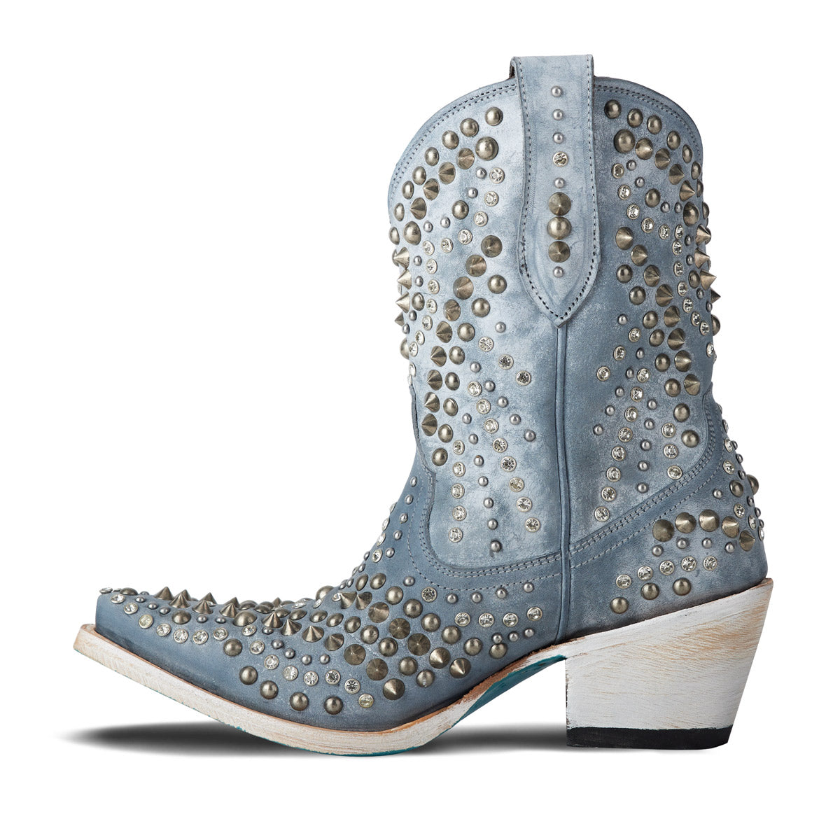 Dolly Bootie - Washed Denim Ladies Bootie Western Fashion by Lane