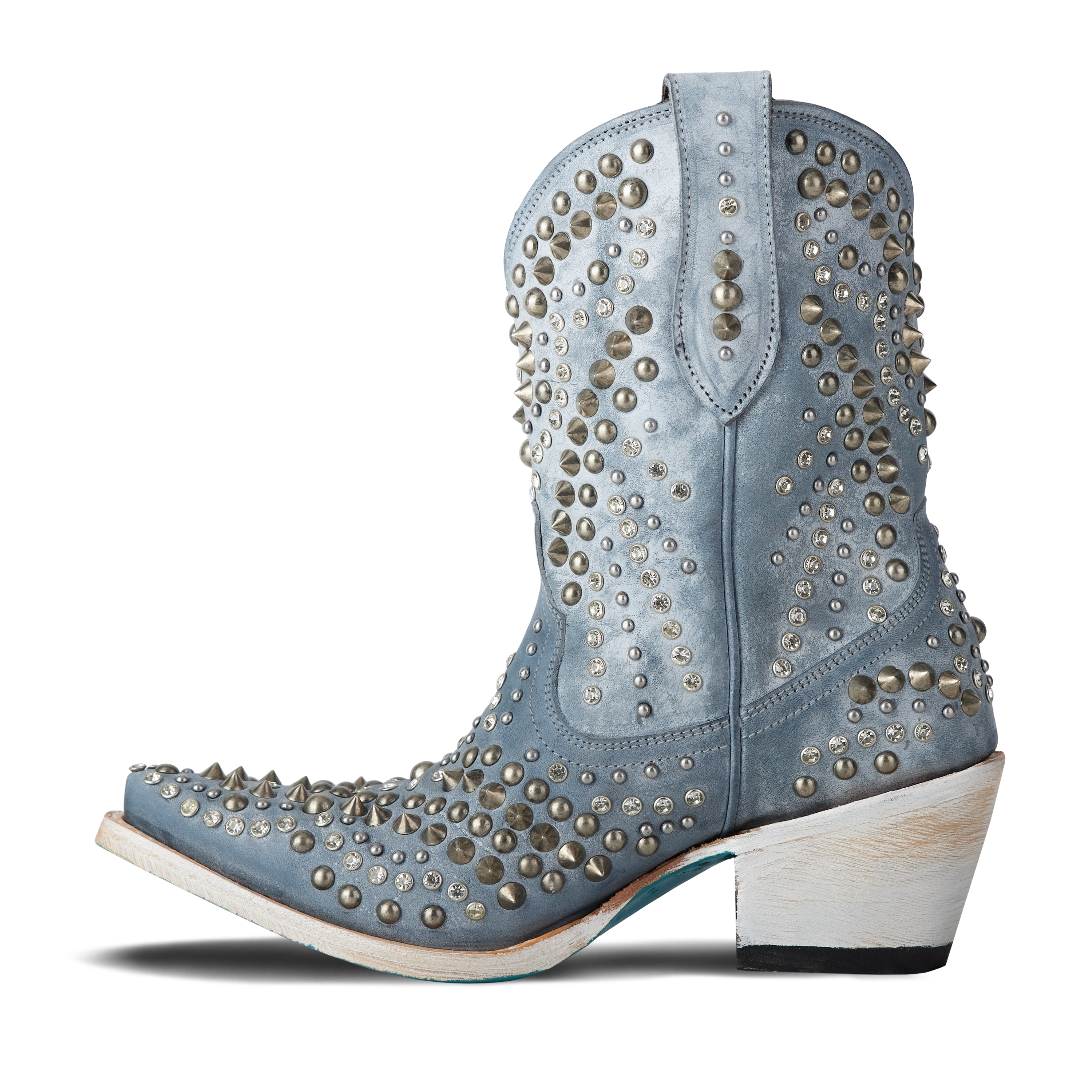 Dolly Bootie - Washed Denim Ladies Bootie Western Fashion by Lane