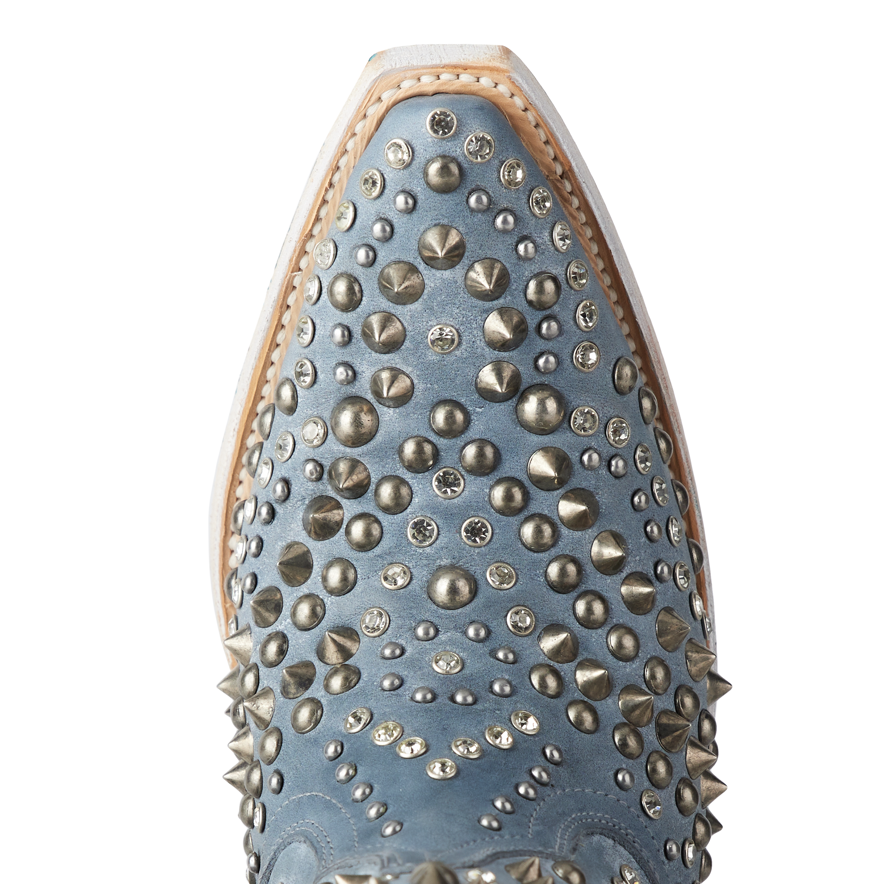 Dolly Bootie - Washed Denim Ladies Bootie Western Fashion by Lane