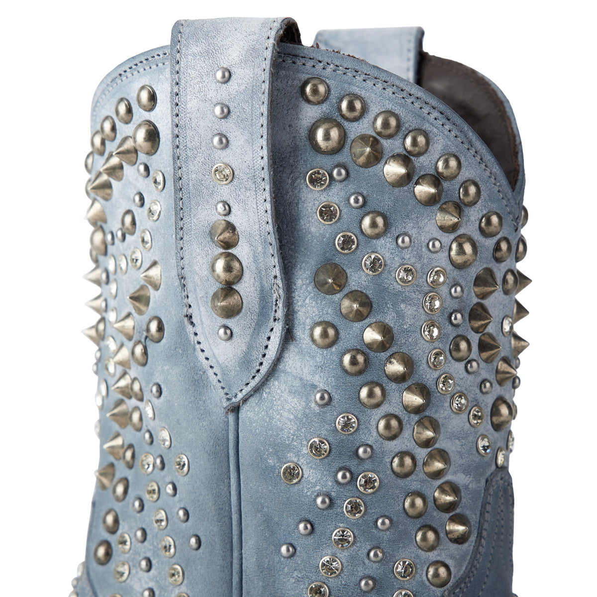 Dolly Bootie - Washed Denim Ladies Bootie Western Fashion by Lane