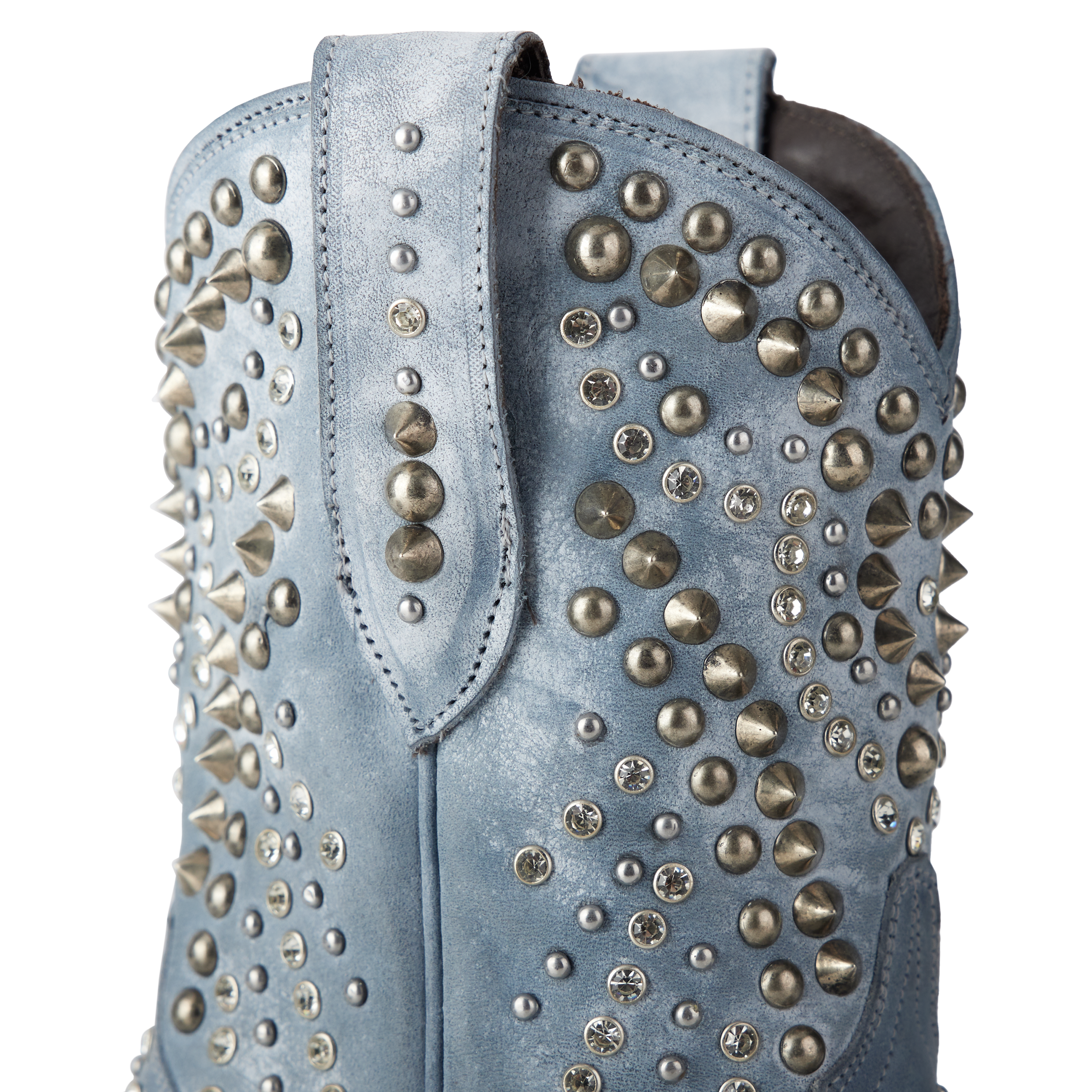 Dolly Bootie - Washed Denim Ladies Bootie Western Fashion by Lane