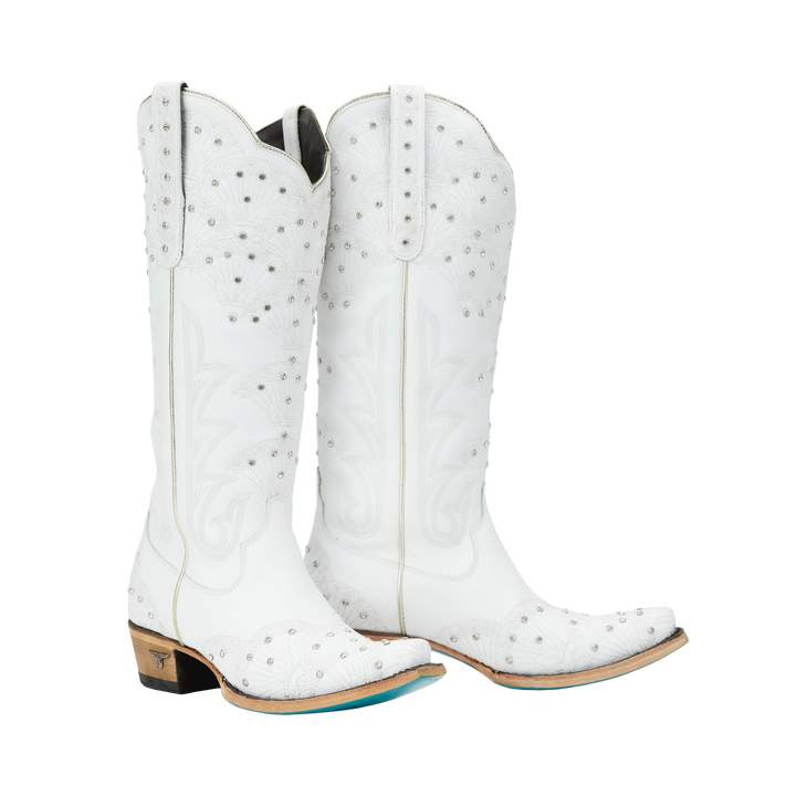 Calypso Boot - Matte White Ladies Boot  Western Fashion by Lane