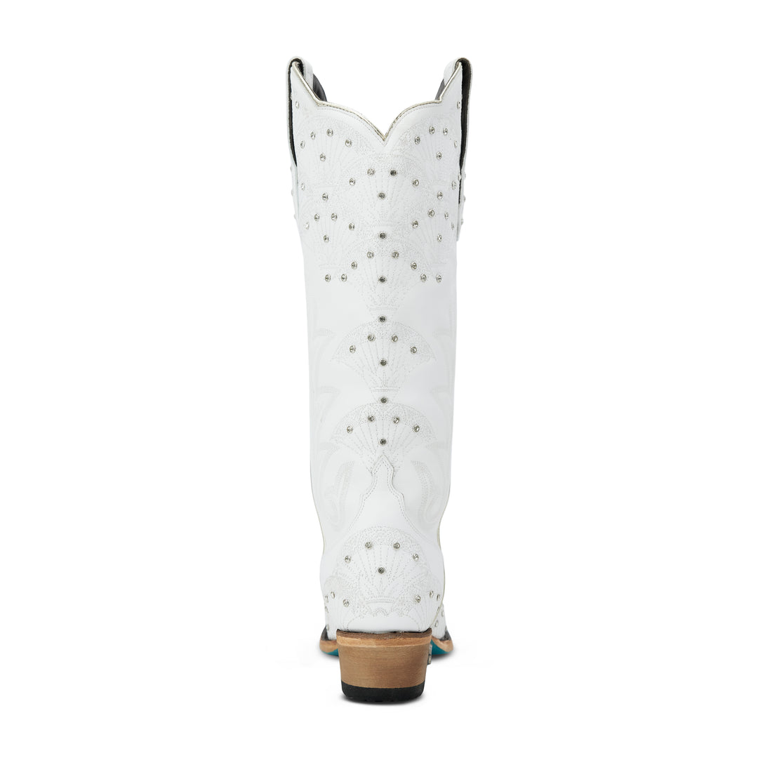 Calypso Boot - Matte White Ladies Boot Western Fashion by Lane