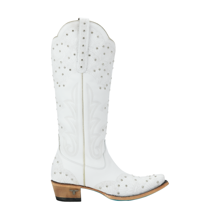 Calypso Boot - Matte White Ladies Boot  Western Fashion by Lane