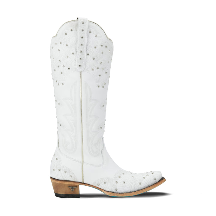 Calypso Boot - Matte White Ladies Boot Western Fashion by Lane