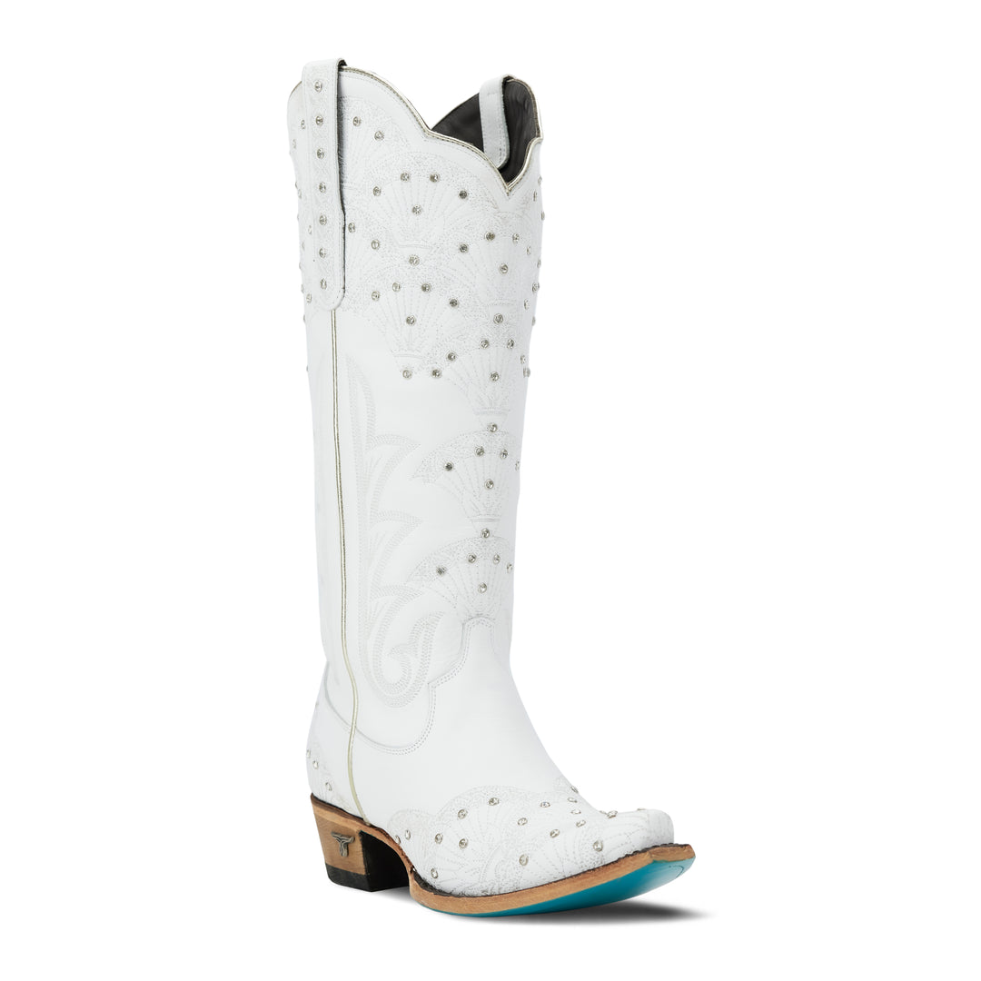 Calypso Boot - Matte White Ladies Boot Western Fashion by Lane