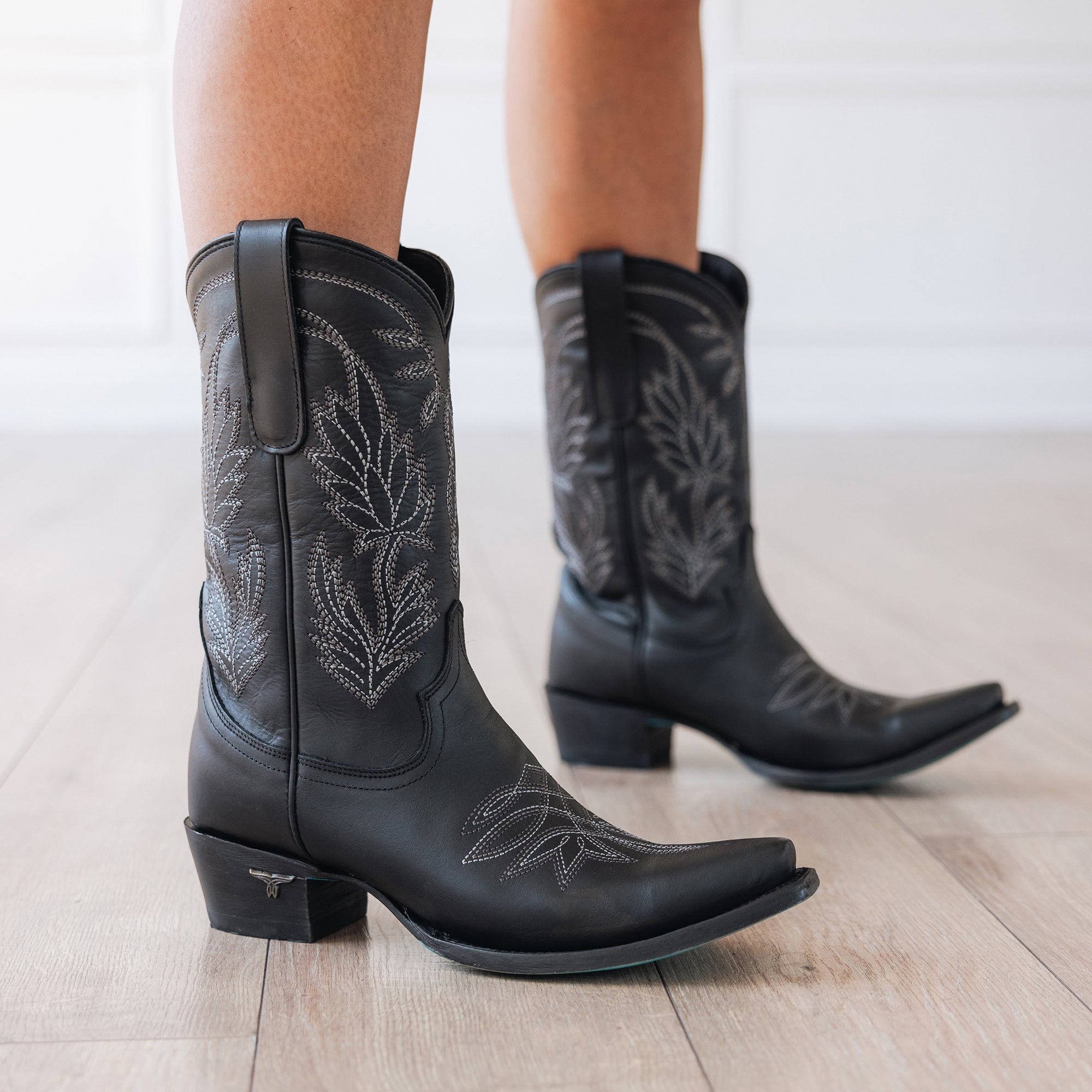 Sandaga Midi - Jet Black Ladies Boot Western Fashion by Lane