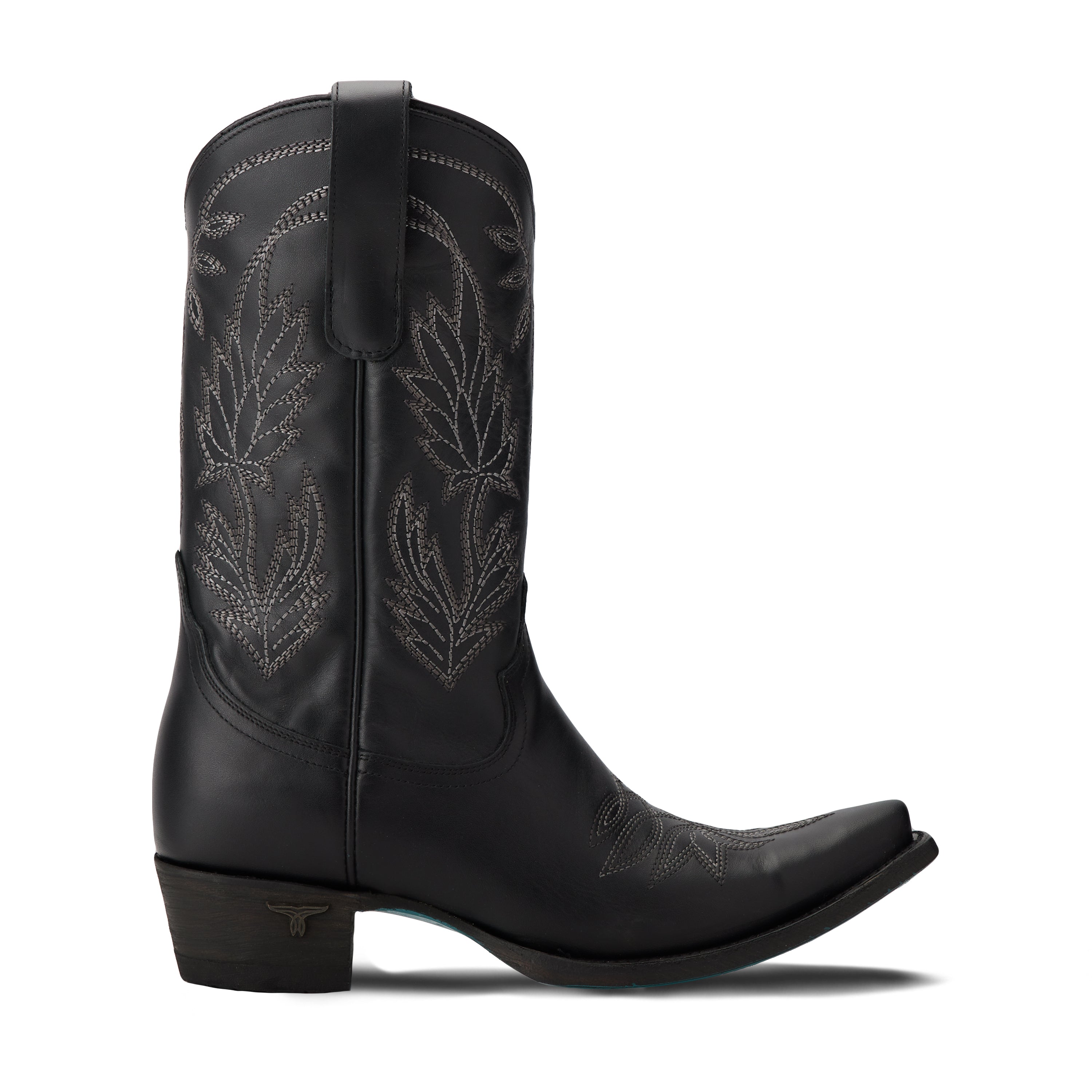 Sandaga Midi - Distressed Jet Black**FINAL SALE** Ladies Boot Western Fashion by Lane