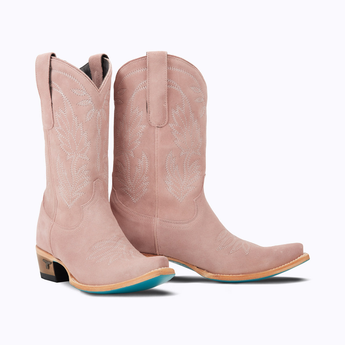 Sandaga - Soft Rose Suede**FINAL SALE** Ladies Boot Soft Rose Suede Western Fashion by Lane