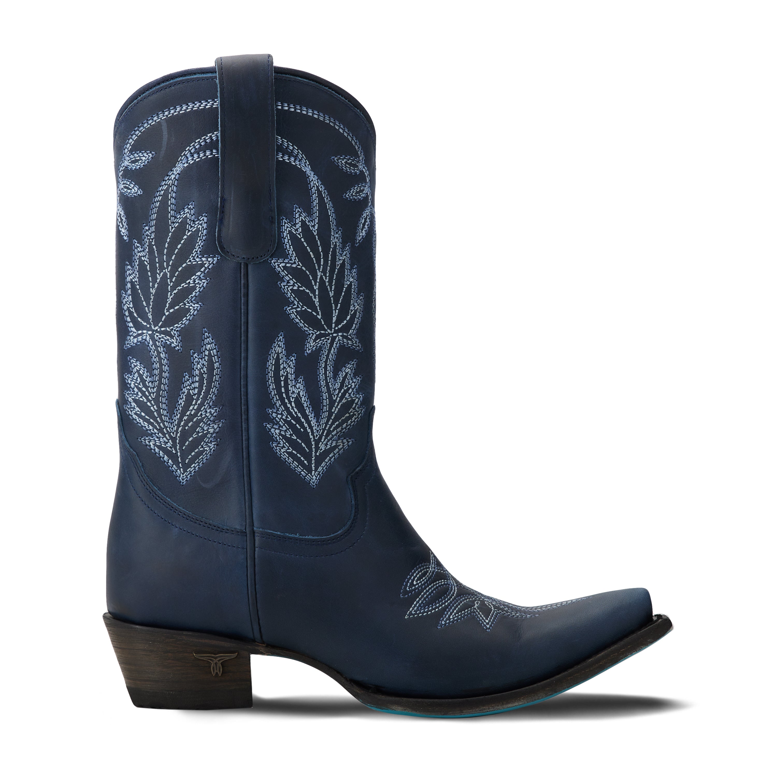 Sandaga Midi - Midnight Navy Ladies Boot  Western Fashion by Lane