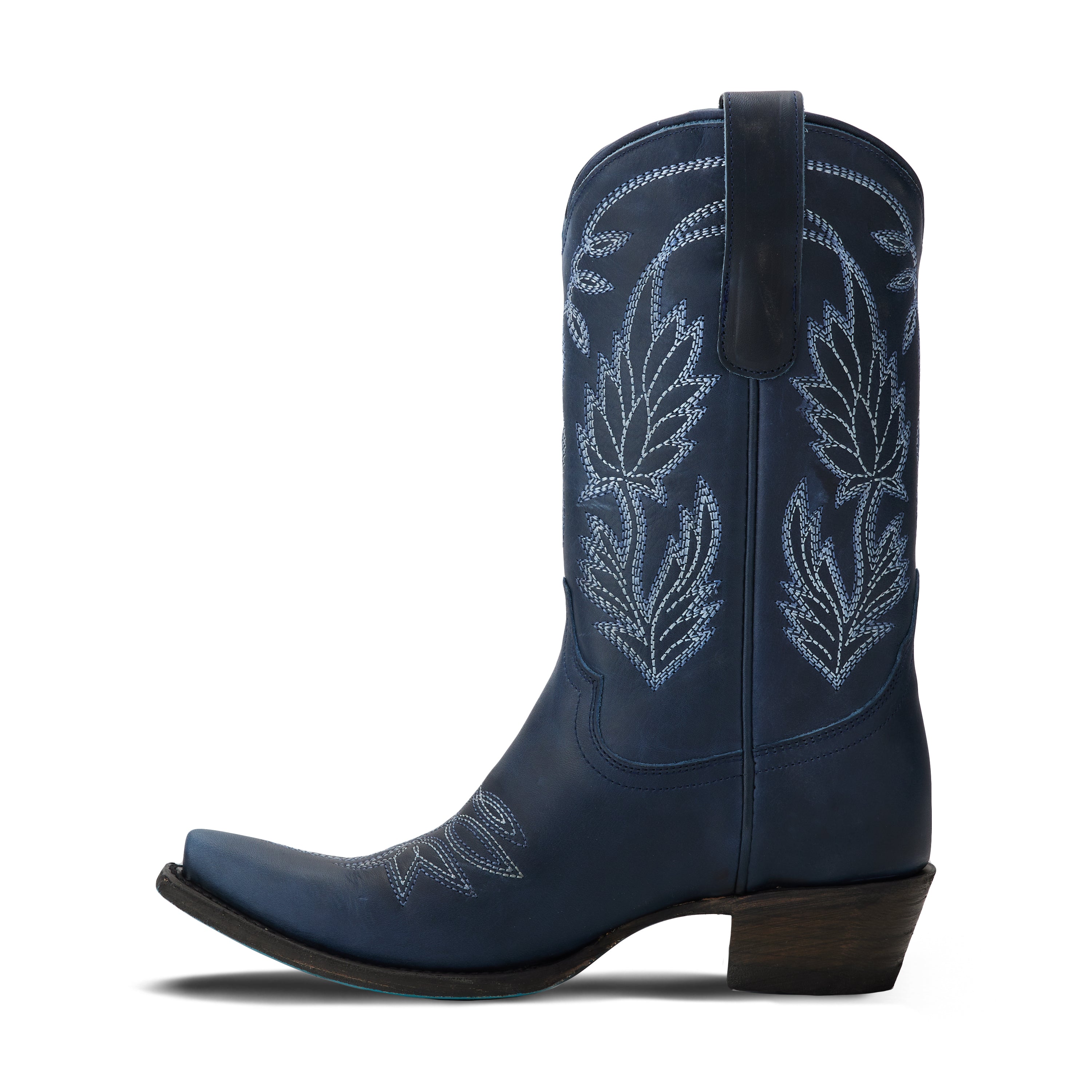 Sandaga Midi - Midnight Navy Ladies Boot  Western Fashion by Lane