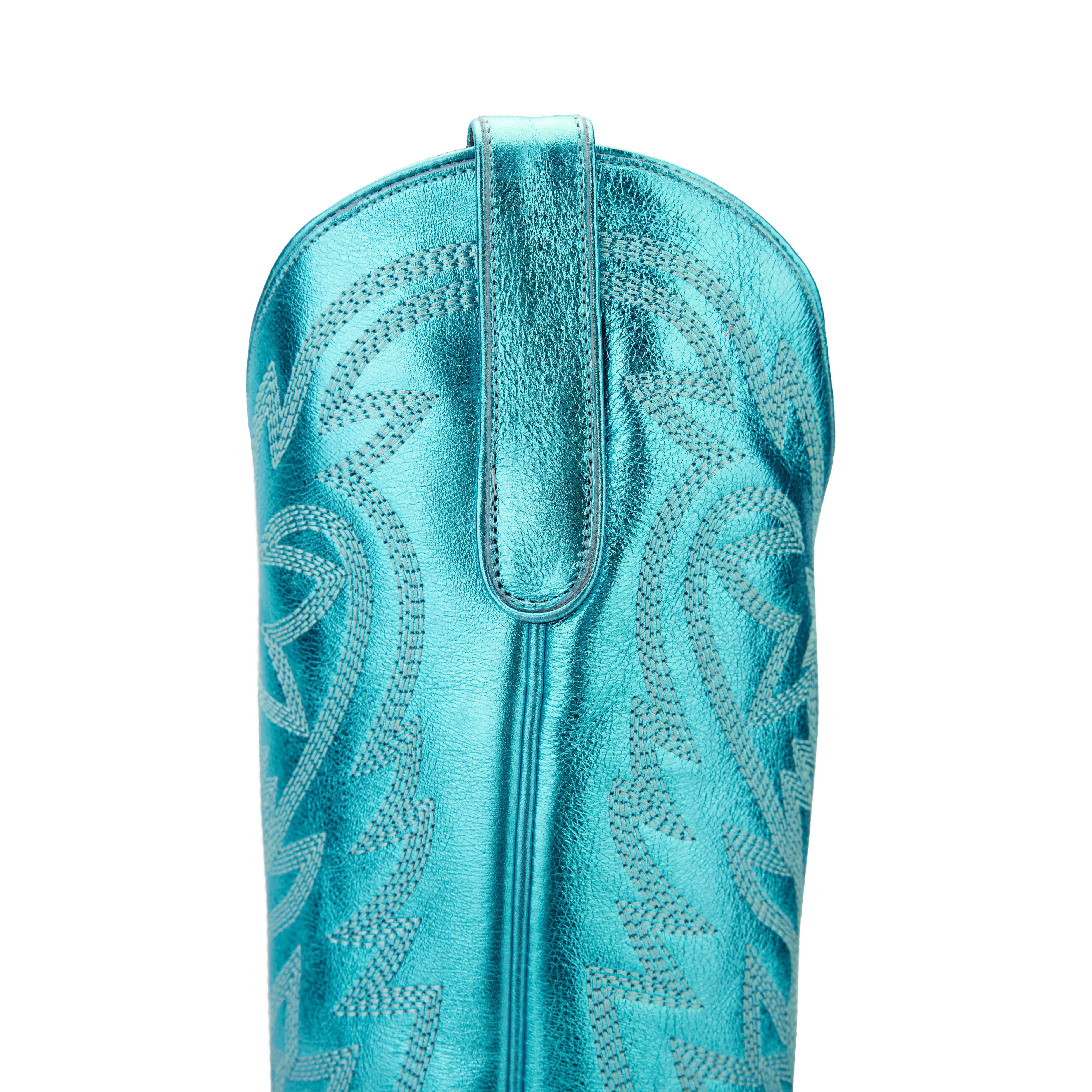 Smokeshow Boot - Turquoise Metallic Ladies Boot Western Fashion by Lane