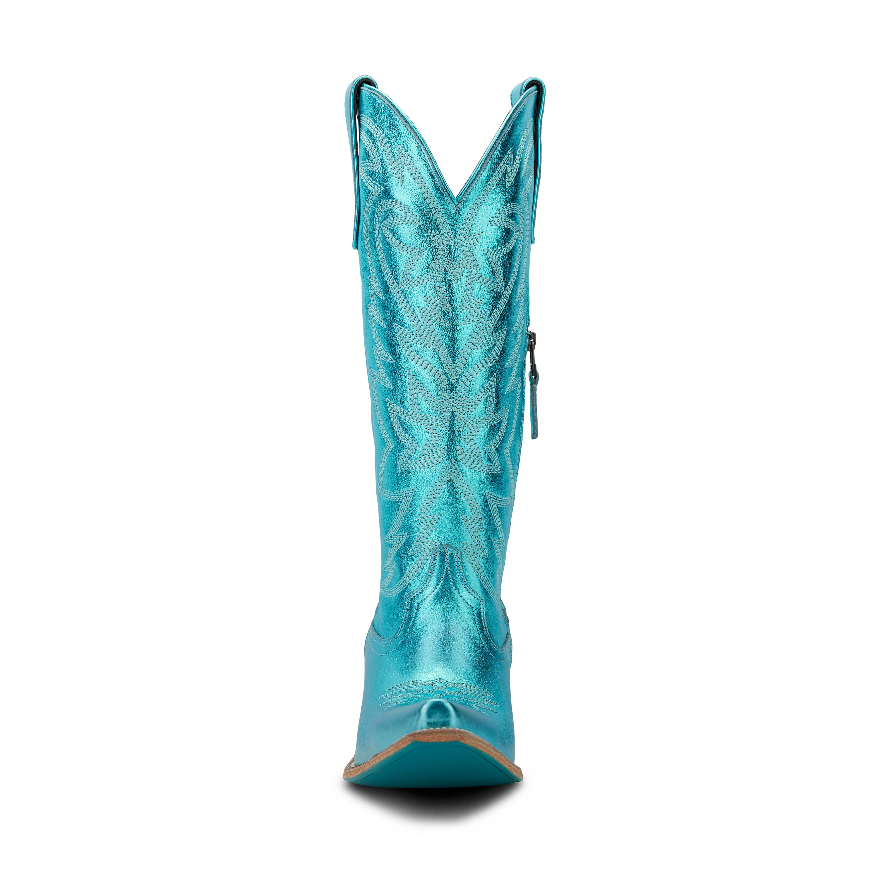 Smokeshow Boot - Turquoise Metallic Ladies Boot Western Fashion by Lane