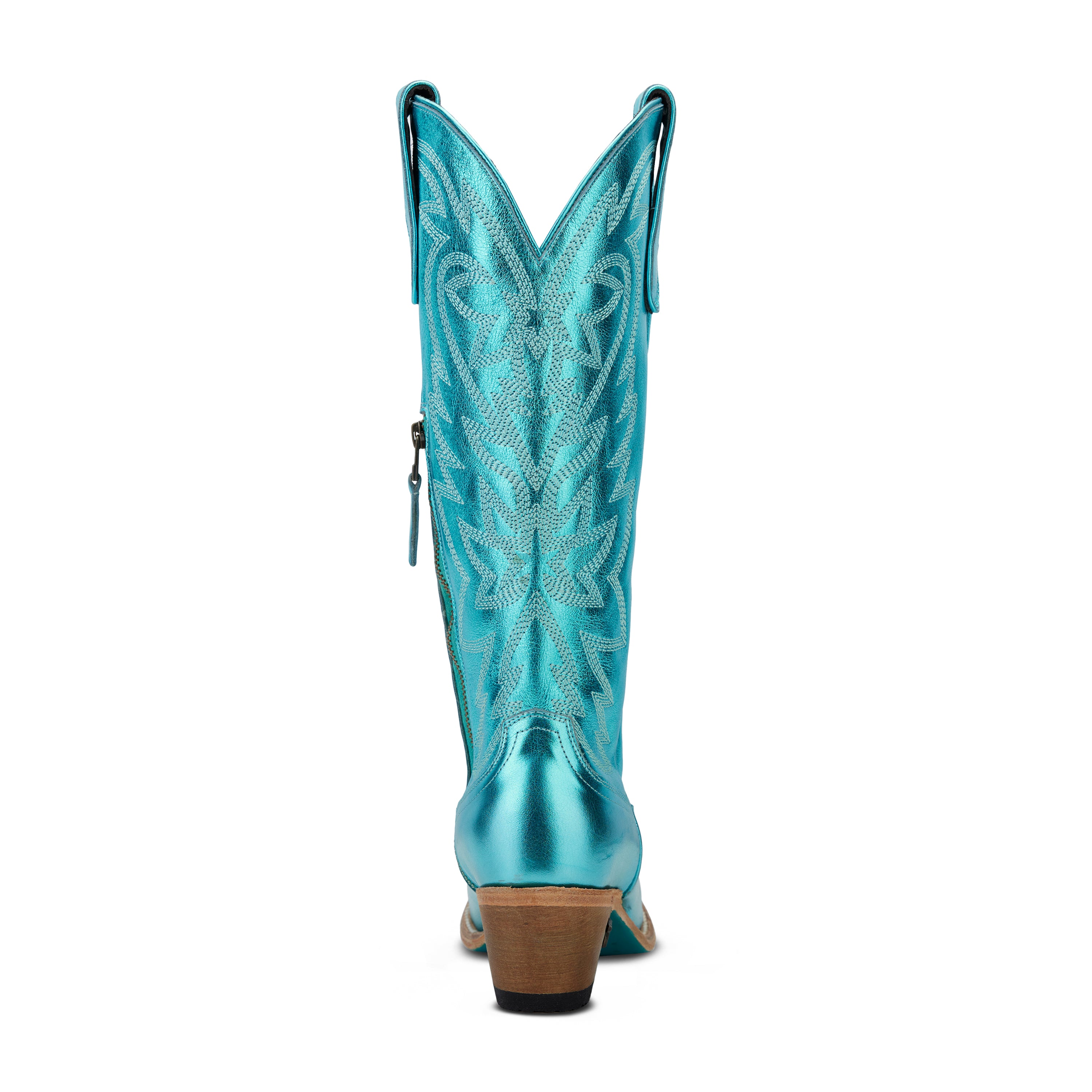 Smokeshow Boot - Turquoise Metallic Ladies Boot Western Fashion by Lane