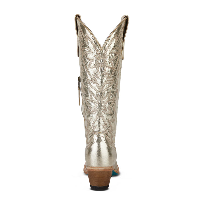 Smokeshow Boot - Champagne Metallic Ladies Boot Western Fashion by Lane