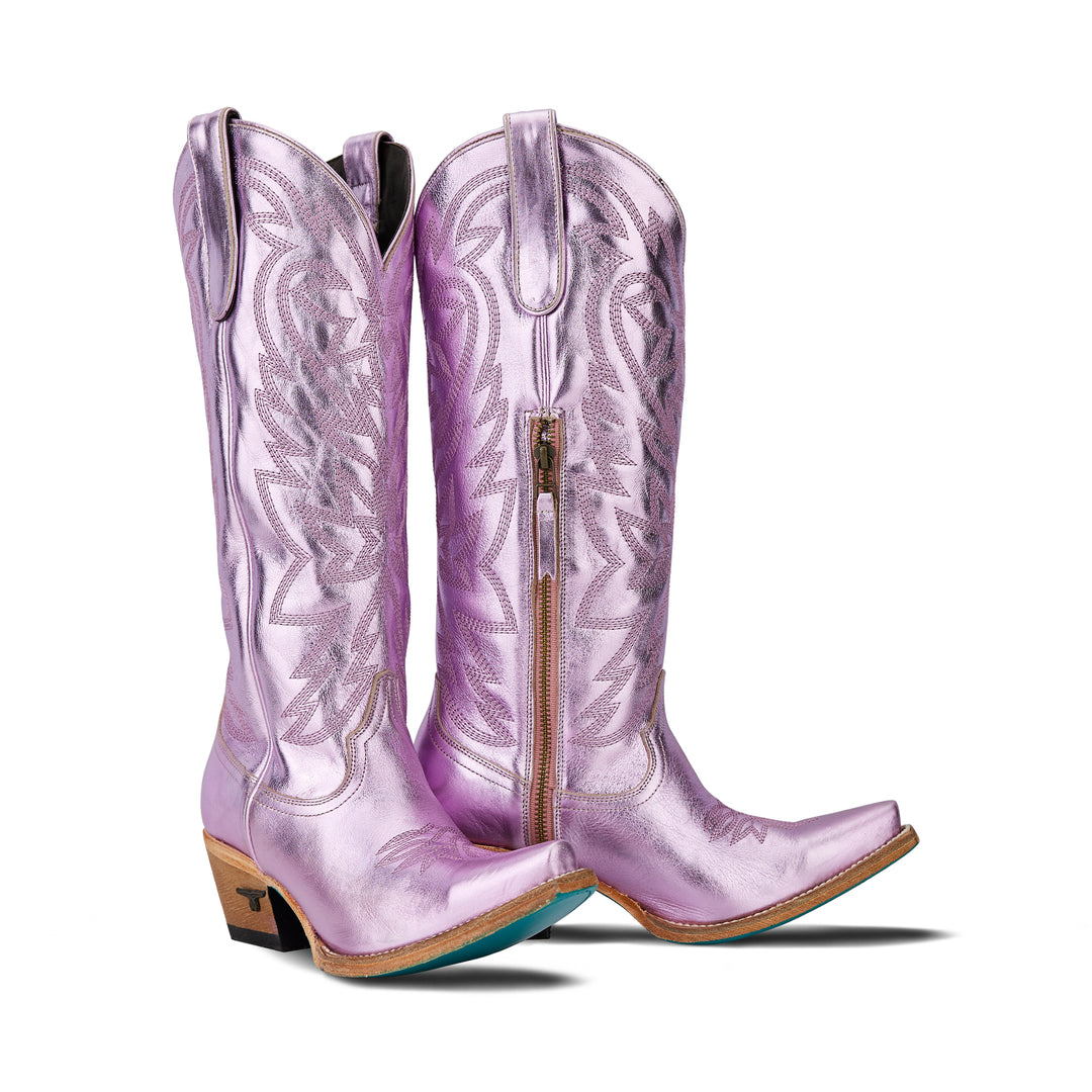 Smokeshow Boot - Lavender Metallic Ladies Boot Western Fashion by Lane