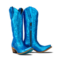 Smokeshow Boot - Cobalt Metallic Ladies Boot Cobalt Metallic Western Fashion by Lane