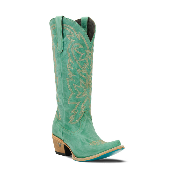 Smokeshow Boot - Taos Turquoise Ladies Boot Western Fashion by Lane