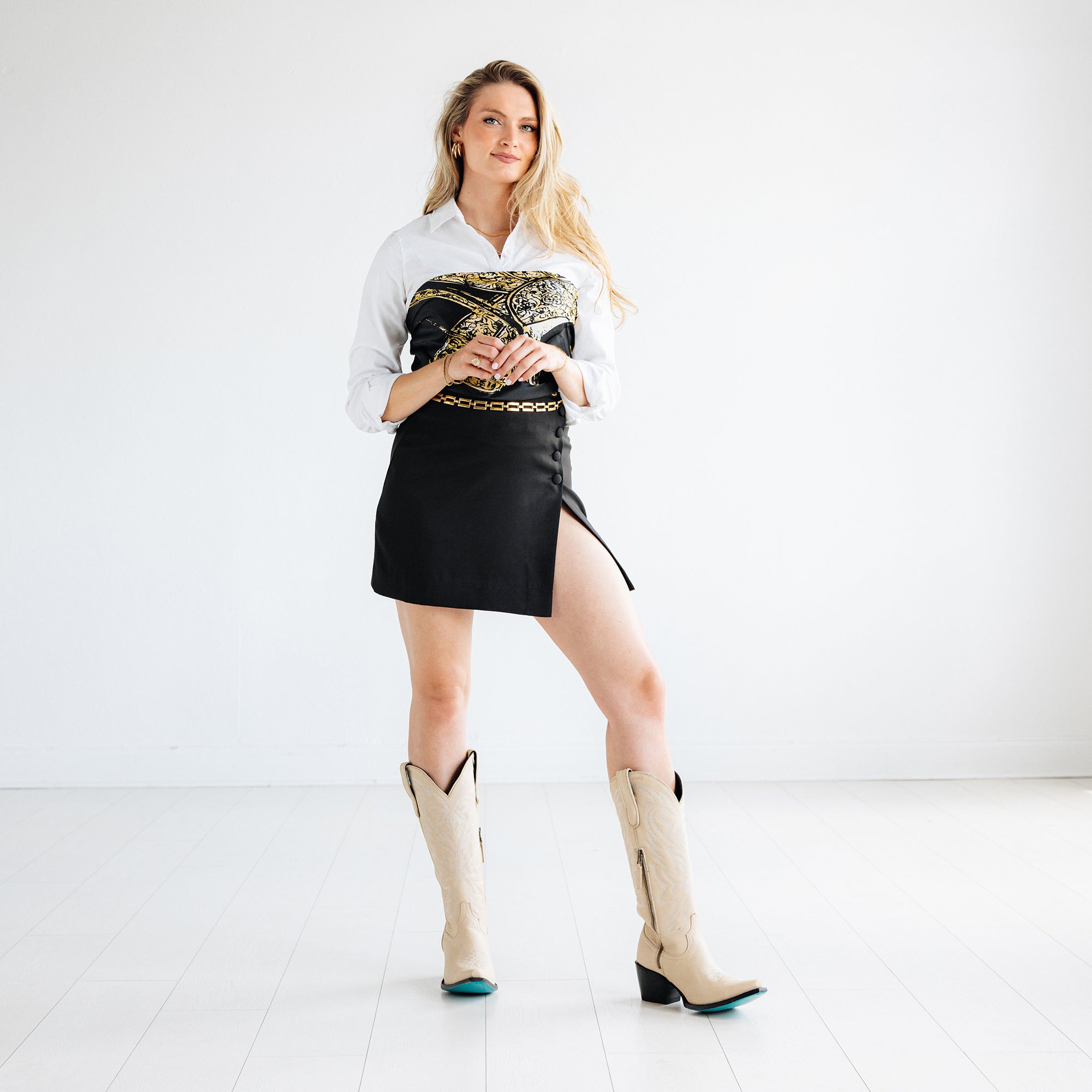 Smokeshow Boot - Pale Ivory Ladies Boot Western Fashion by Lane