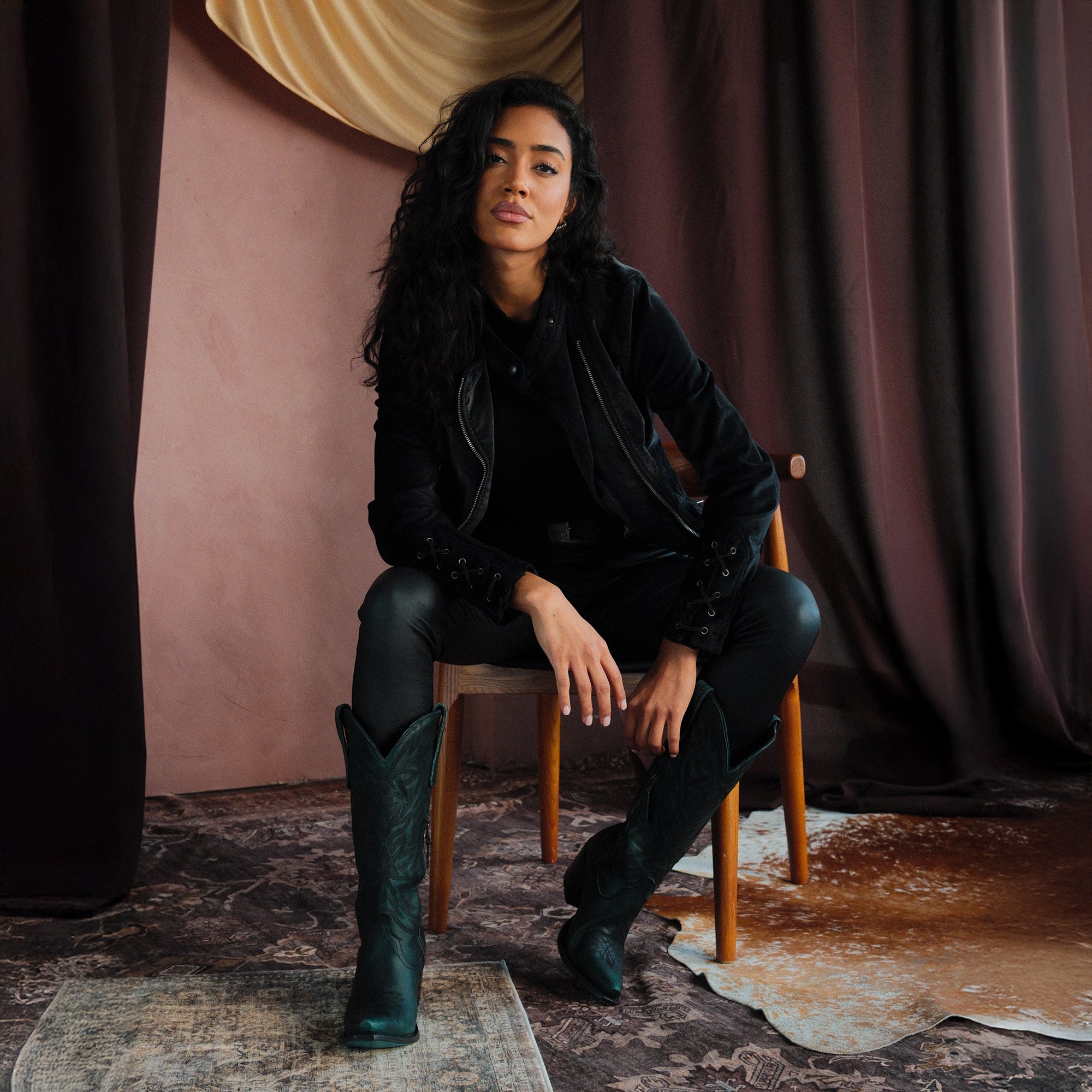 Smokeshow Boot - Emerald Green Ladies Boot Western Fashion by Lane